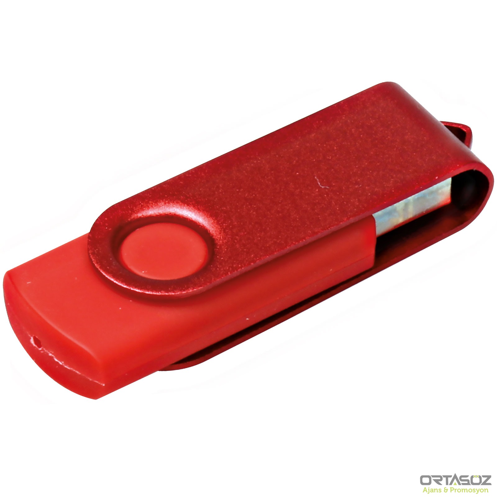 EŞREFOĞULLARI KIRMIZI DÖNER KAPAKLI USB BELLEK (16 GB)