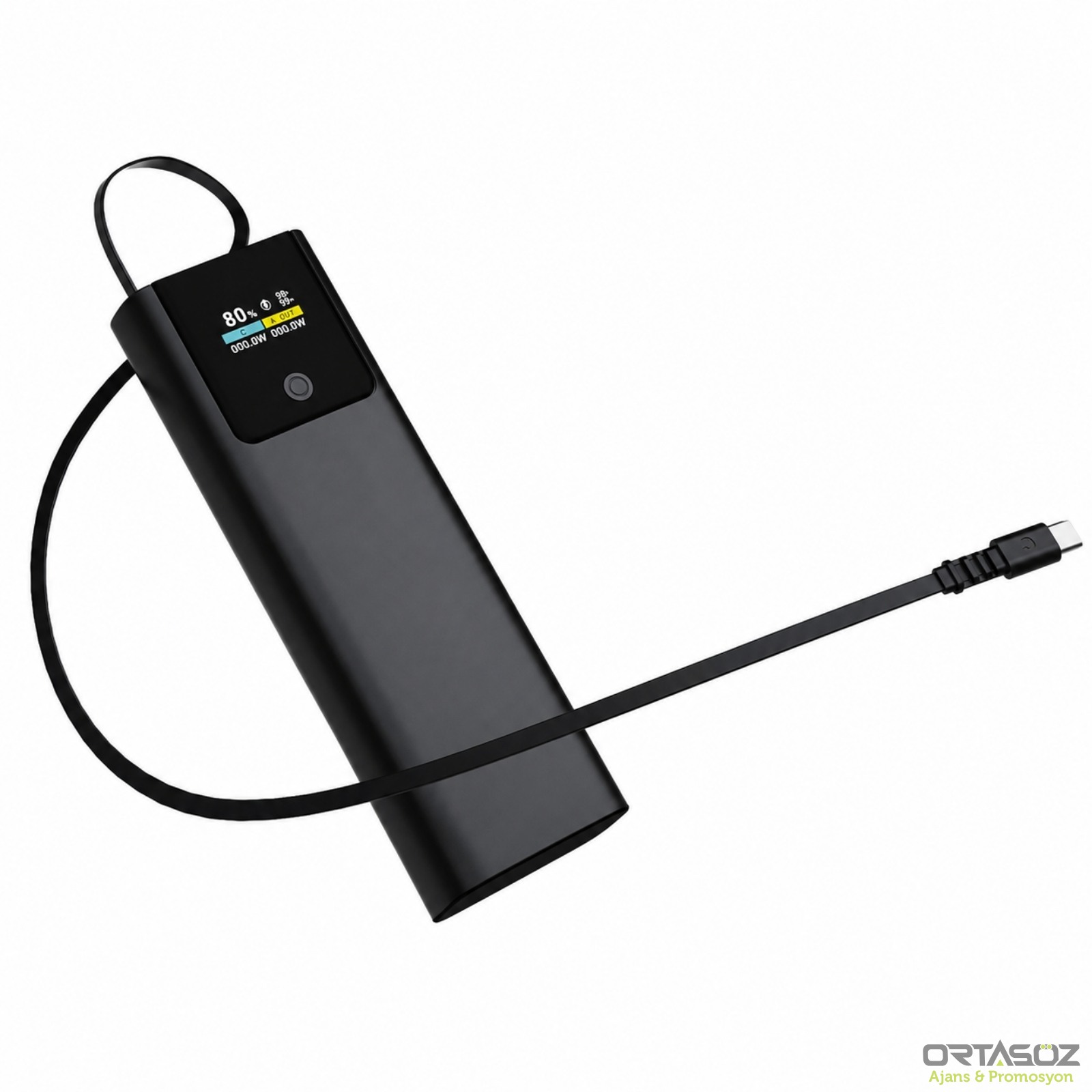 AKYAKA 20.000 MAH SİYAH POWERBANK