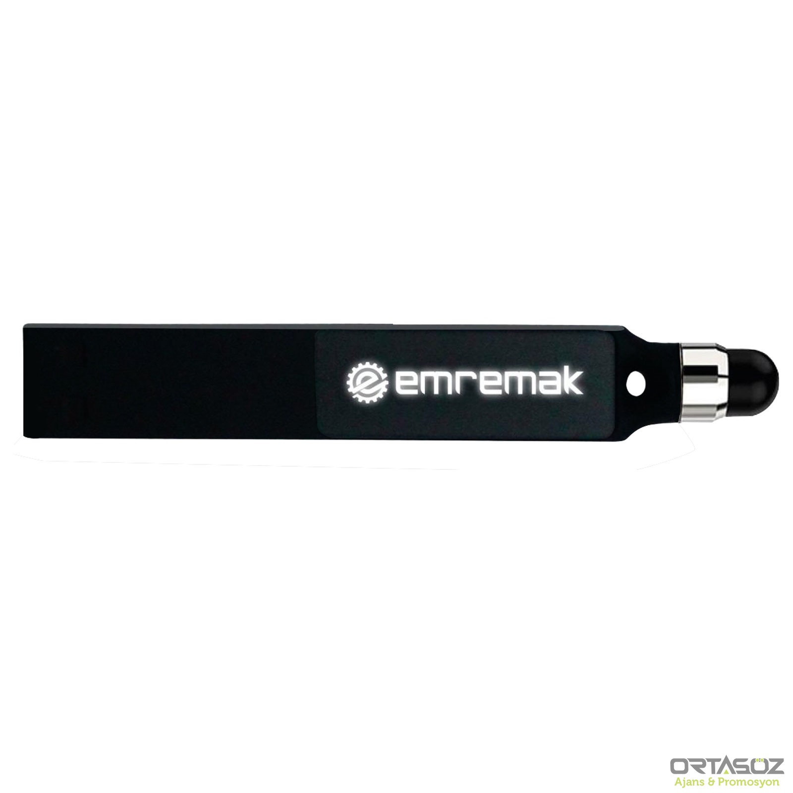 2402 LADİN SİYAH LEDLİ USB BELLEK (16 GB)