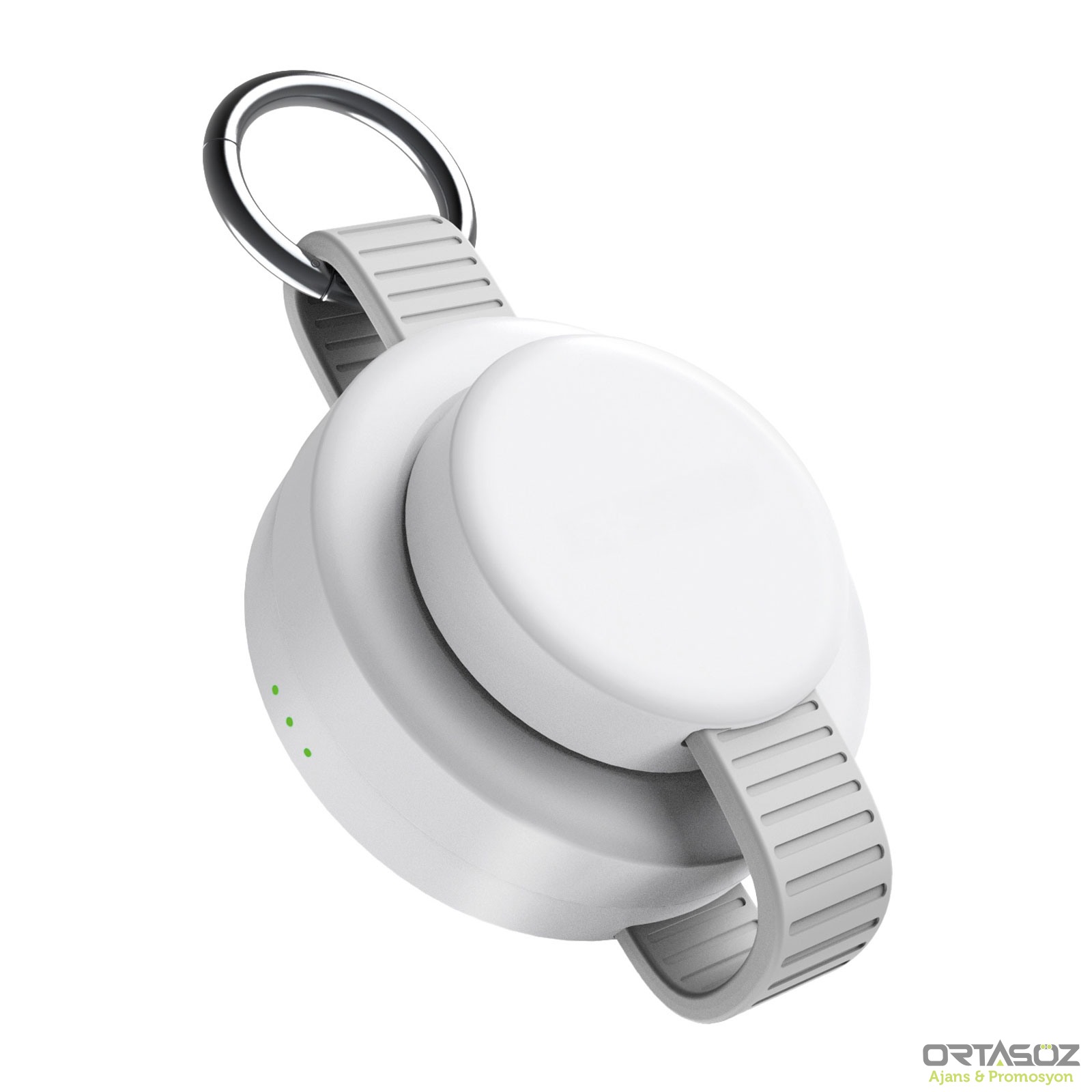 KERVAN BEYAZ 3 LÜ WIRELESS ŞARJ STANDI