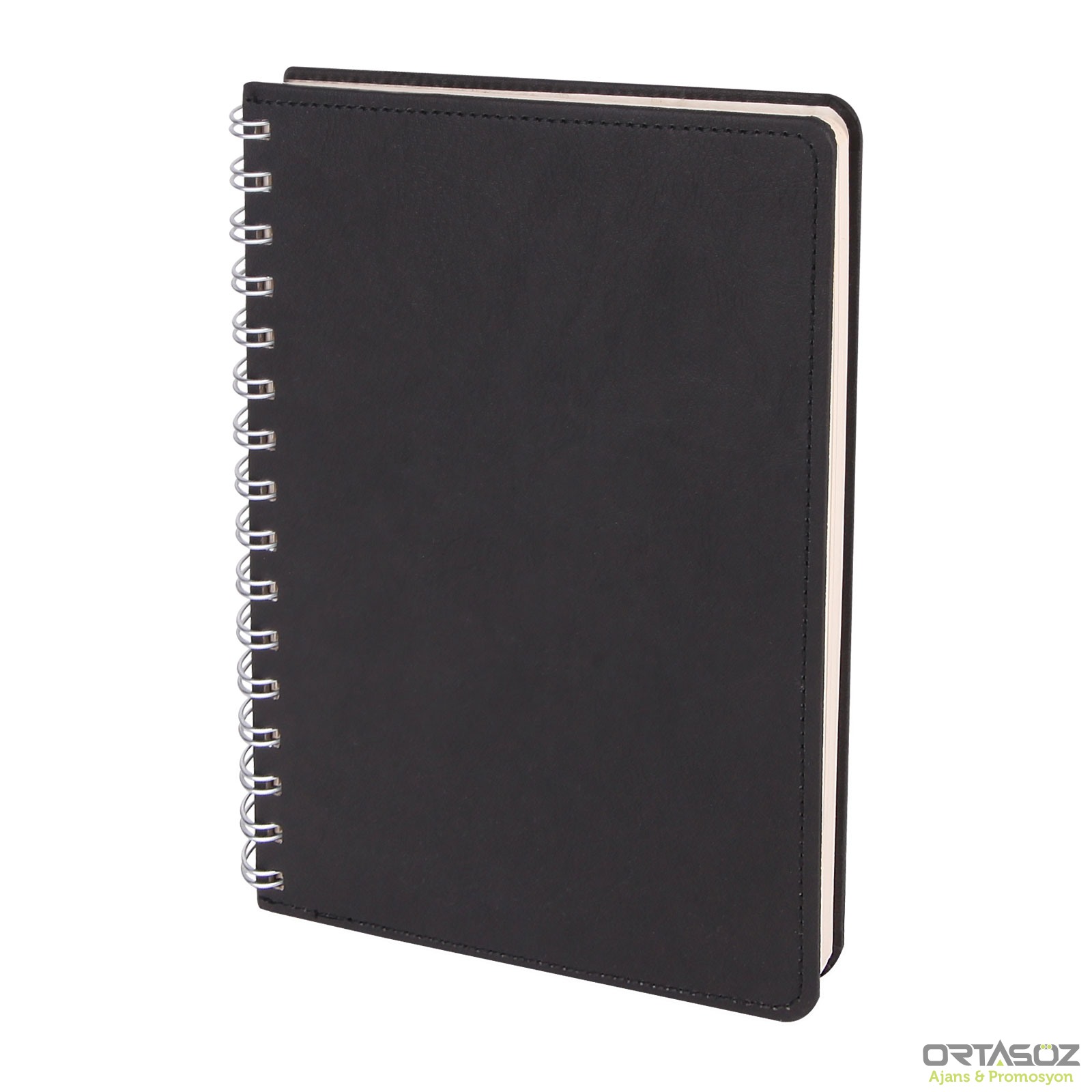 3008 BATIKENT LACİVERT SPİRALLİ TARİHSİZ DEFTER (15X21 CM)