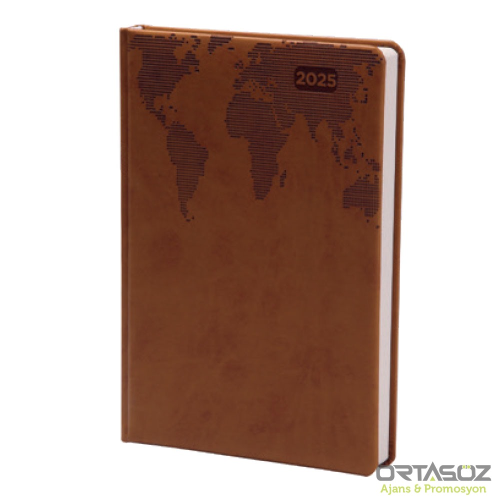 3015 KOCATEPE SİYAH TARİHLİ AJANDA (17X24 CM)