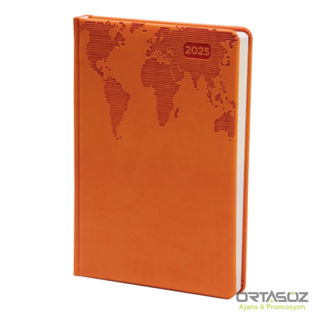 3015 KOCATEPE SİYAH TARİHLİ AJANDA (17X24 CM)