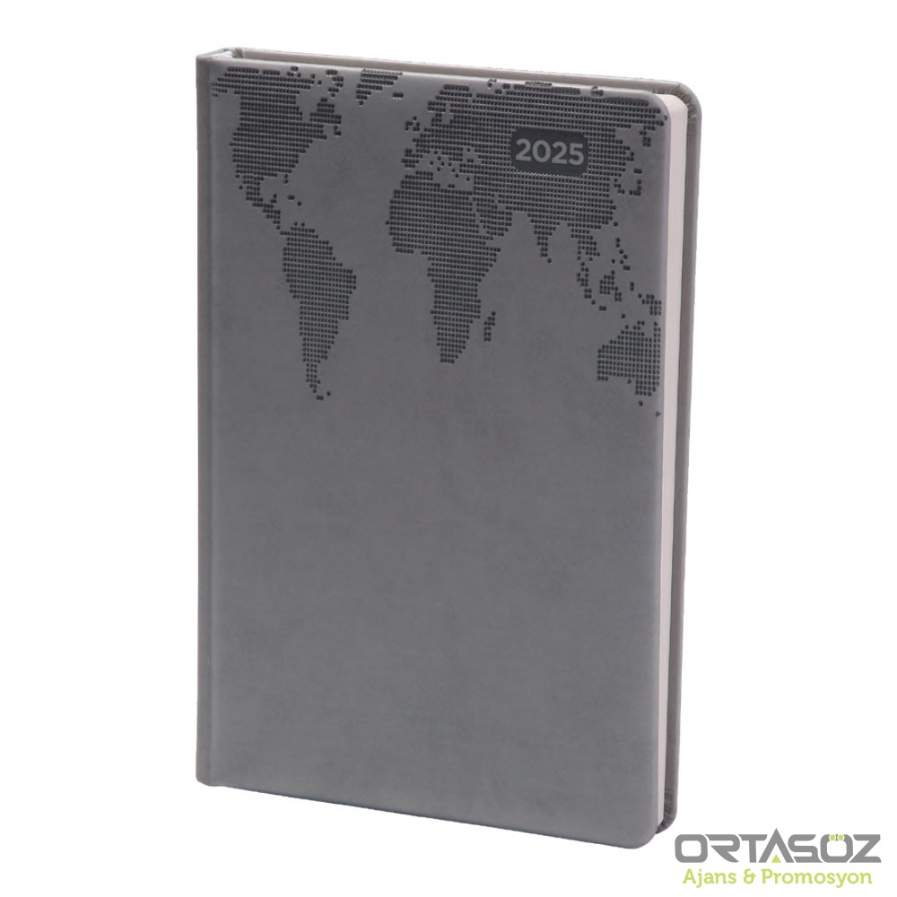 3015 KOCATEPE SİYAH TARİHLİ AJANDA (17X24 CM)