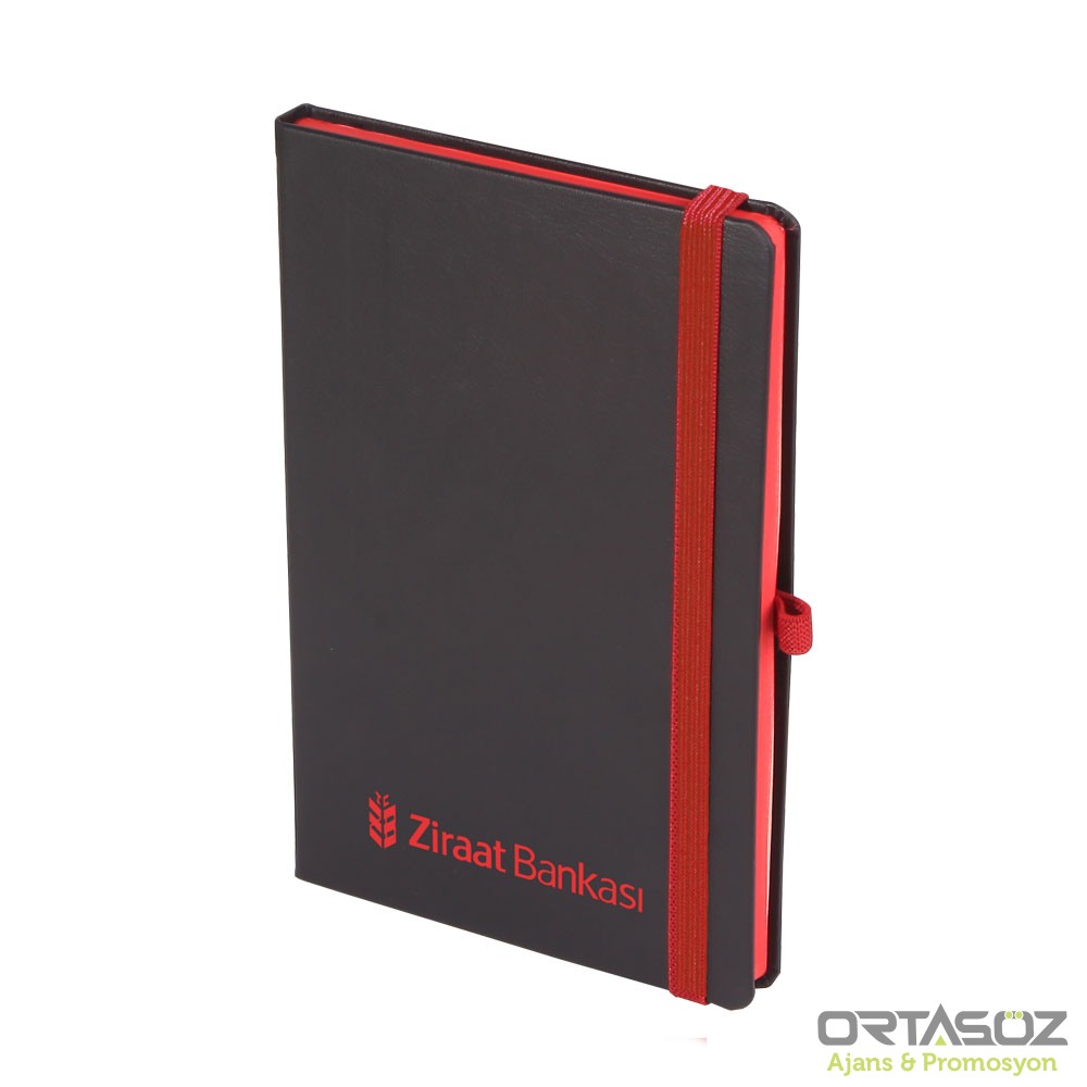 3016 TUNALI TURUNCU TARİHSİZ DEFTER (13X21 CM)