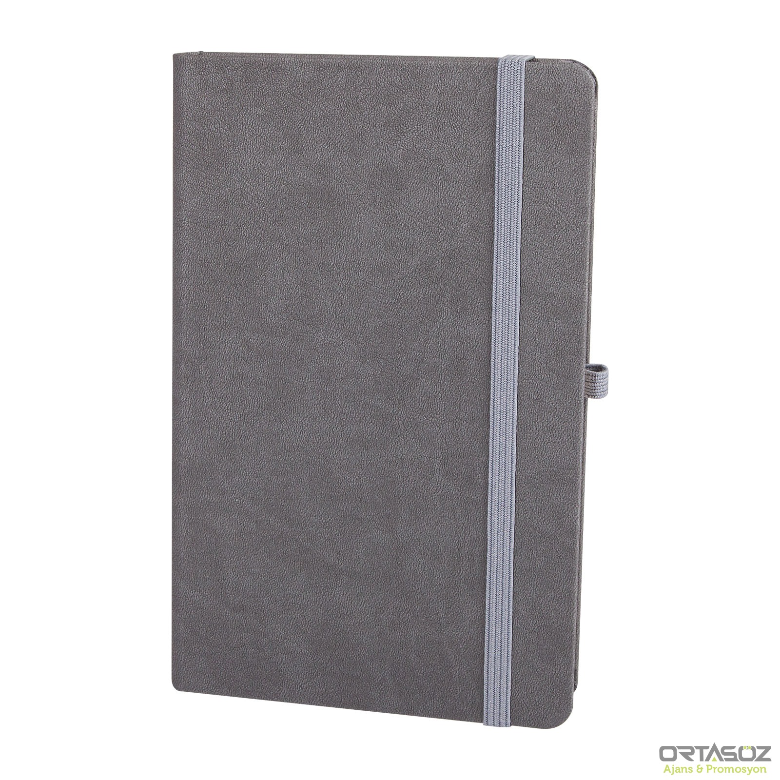 DIŞKAPI GRİ TARİHSİZ DEFTER (13X21 CM)