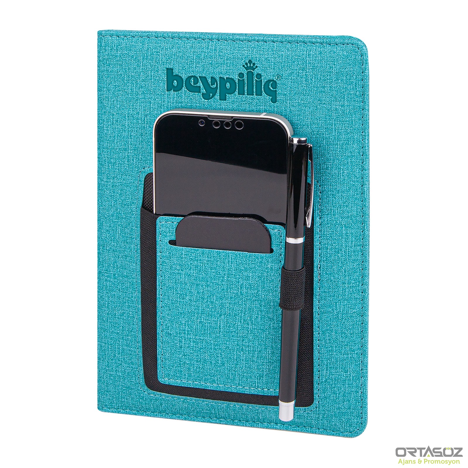 3026 MEŞRUTİYET LACİVERT TARİHSİZ DEFTER (15X21 CM)