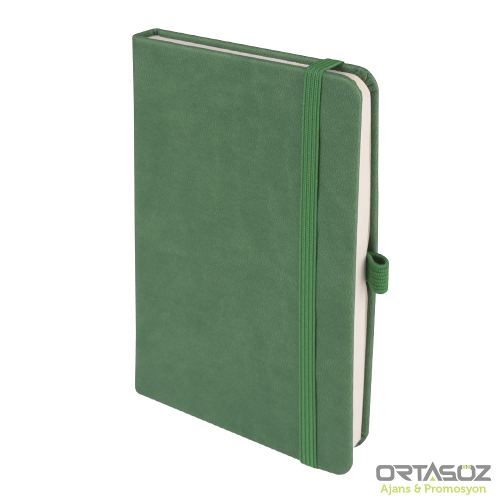 3037 İNCEK KIRMIZI TARİHSİZ DEFTER (9X14 CM)