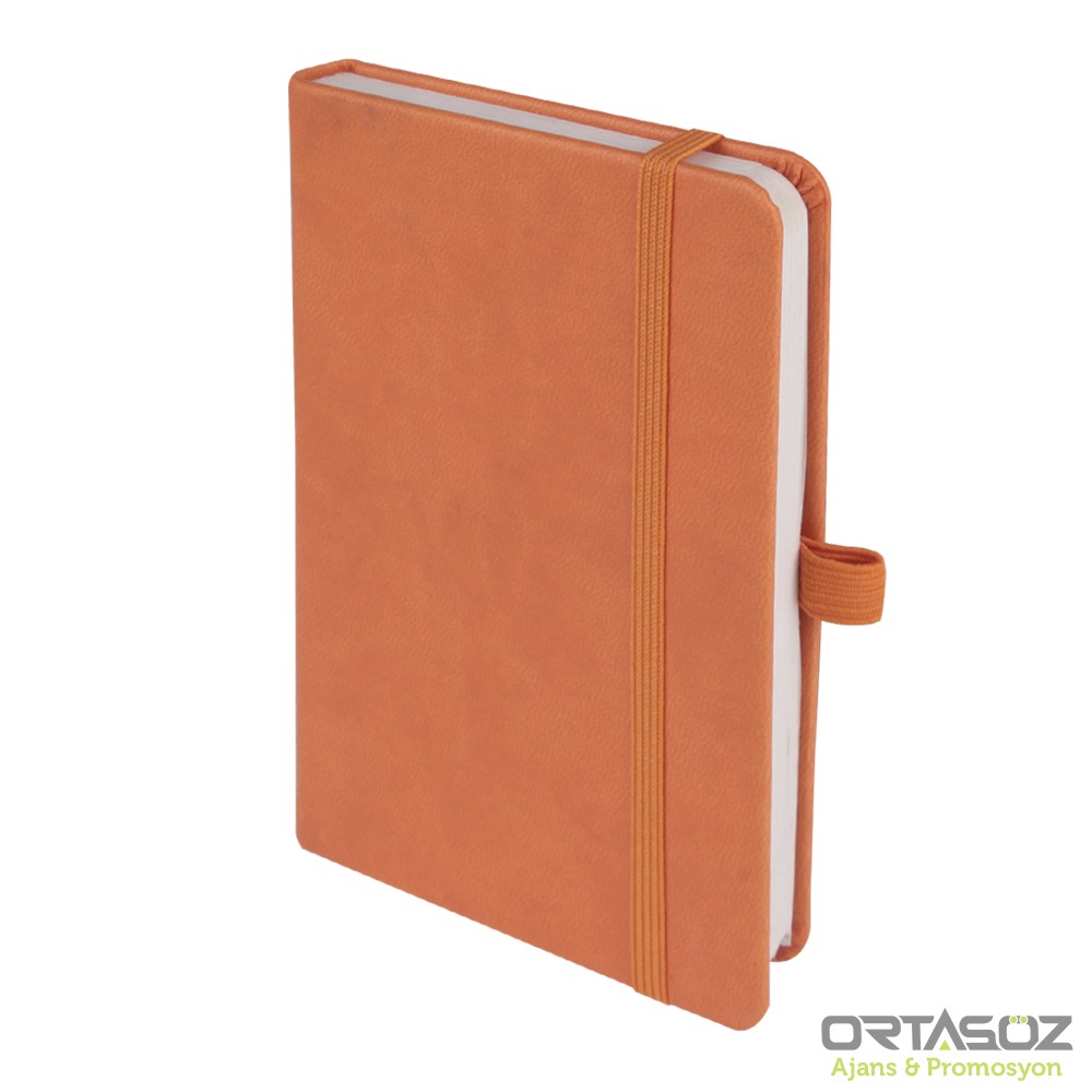 3037 İNCEK KIRMIZI TARİHSİZ DEFTER (9X14 CM)