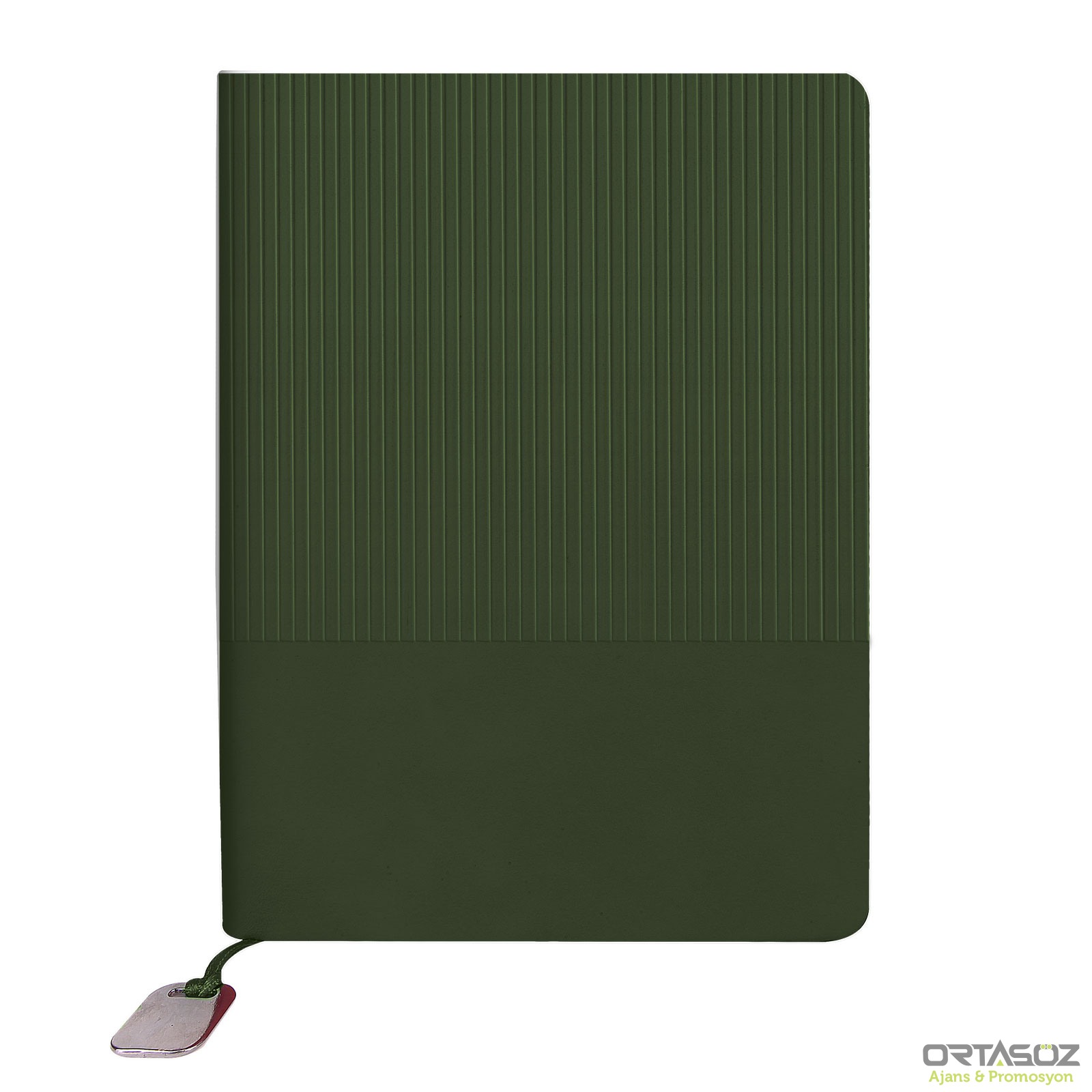 DİKMEN YEŞİL TARİHSİZ DEFTER (15X21 CM)