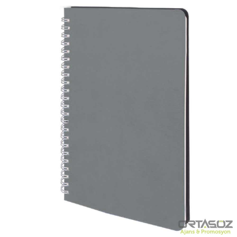 3062 AKYURT SİYAH TARİHSİZ DEFTER (13X21 CM)