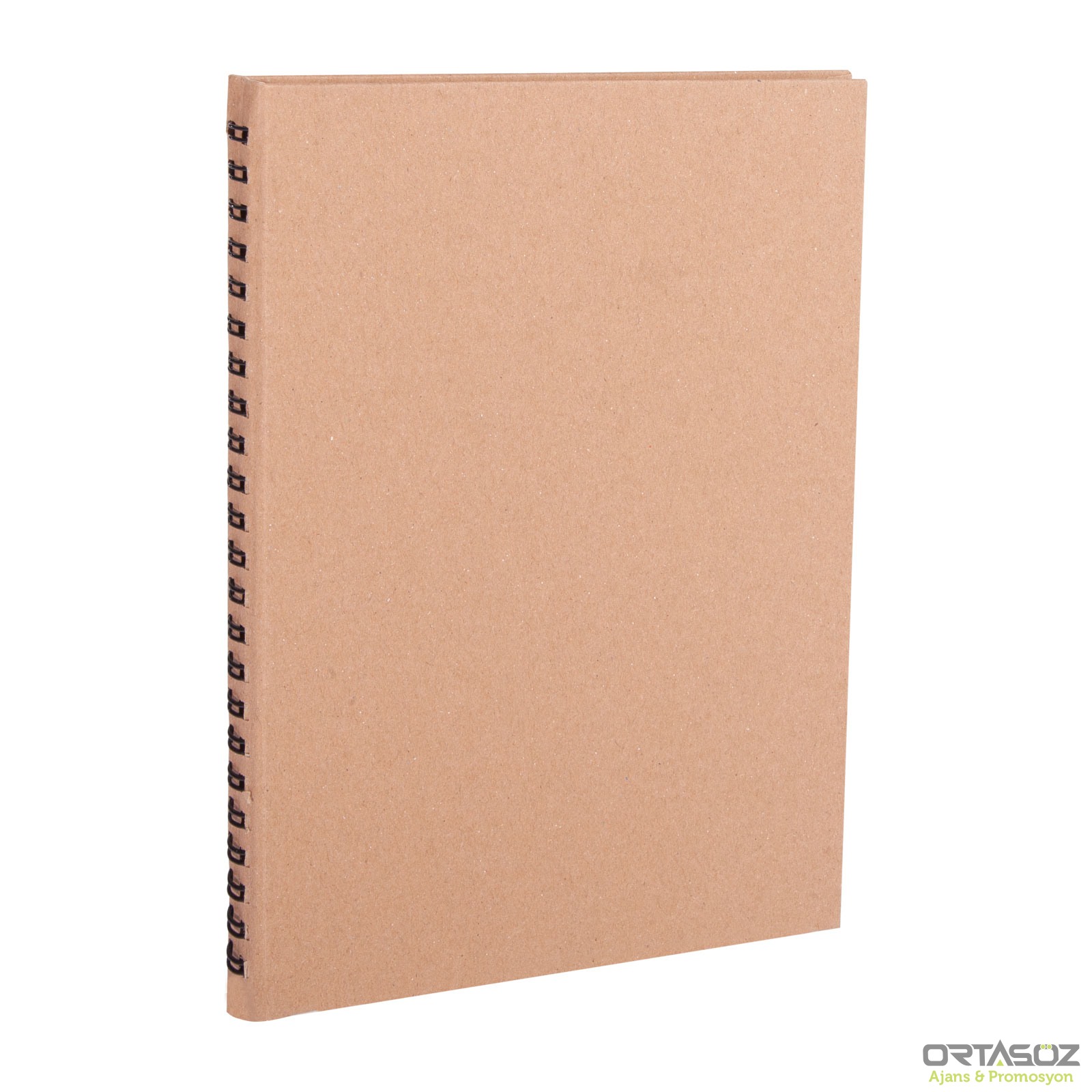 BASINEVLERİ KRAFT SPİRALLİ TARİHSİZ DEFTER (15X21 CM)