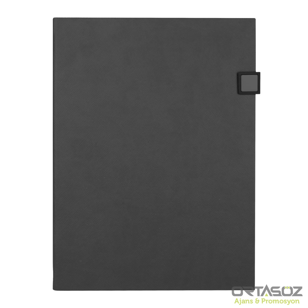 ESAT SİYAH TARİHSİZ DEFTER (19X25 CM)