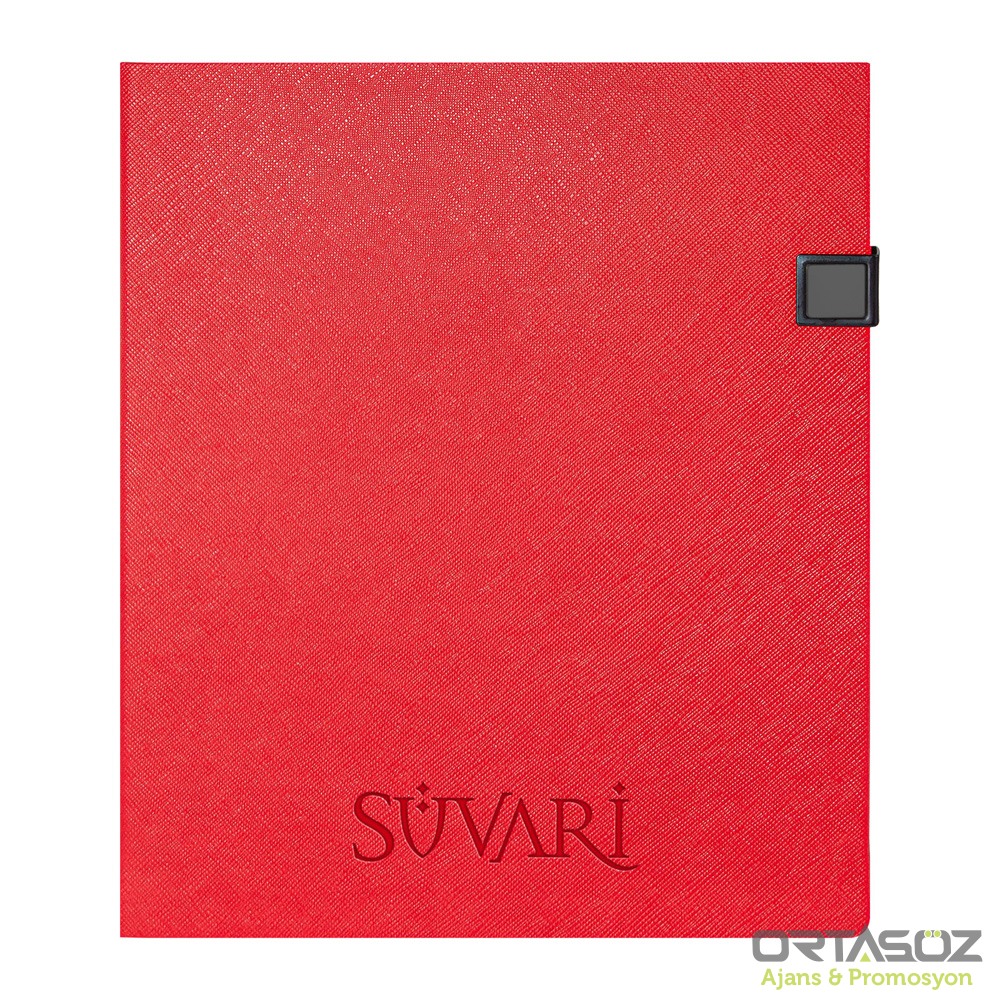 ESAT KIRMIZI TARİHSİZ DEFTER (19X25 CM)