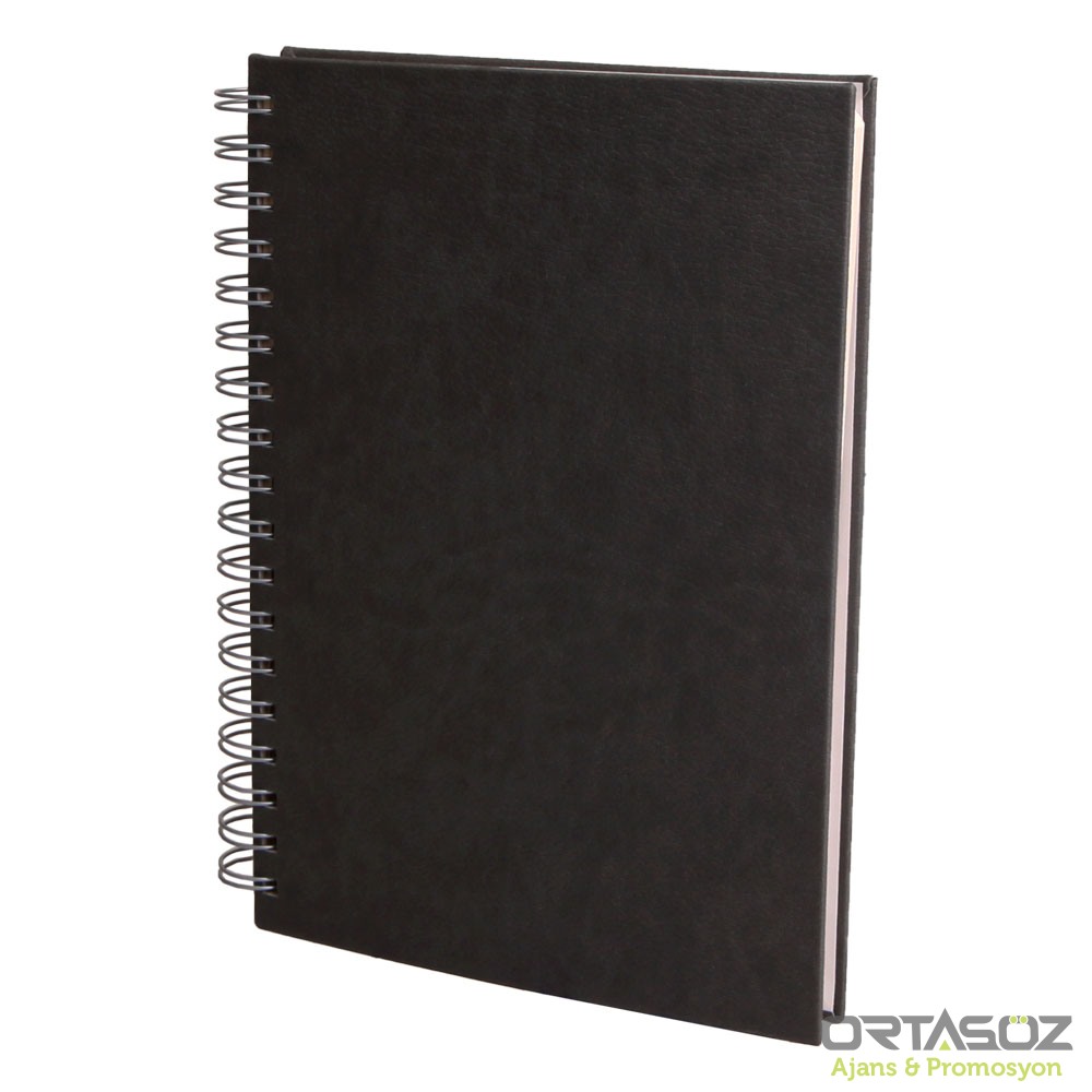 ALTINDAĞ SİYAH KARELİ TARİHSİZ DEFTER (17X24 CM)