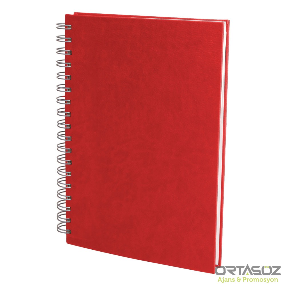 ALTINDAĞ KIRMIZI KARELİ TARİHSİZ DEFTER (17X24 CM)
