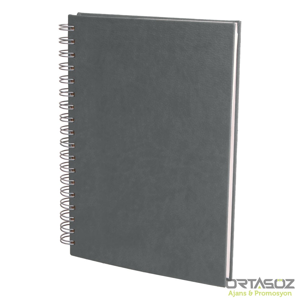 ALTINDAĞ GRİ KARELİ TARİHSİZ DEFTER (17X24 CM)