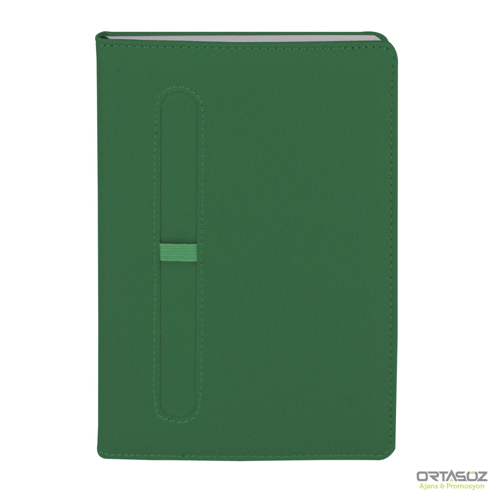 KURTULUŞ YEŞİL TARİHSİZ DEFTER (15X21 CM)