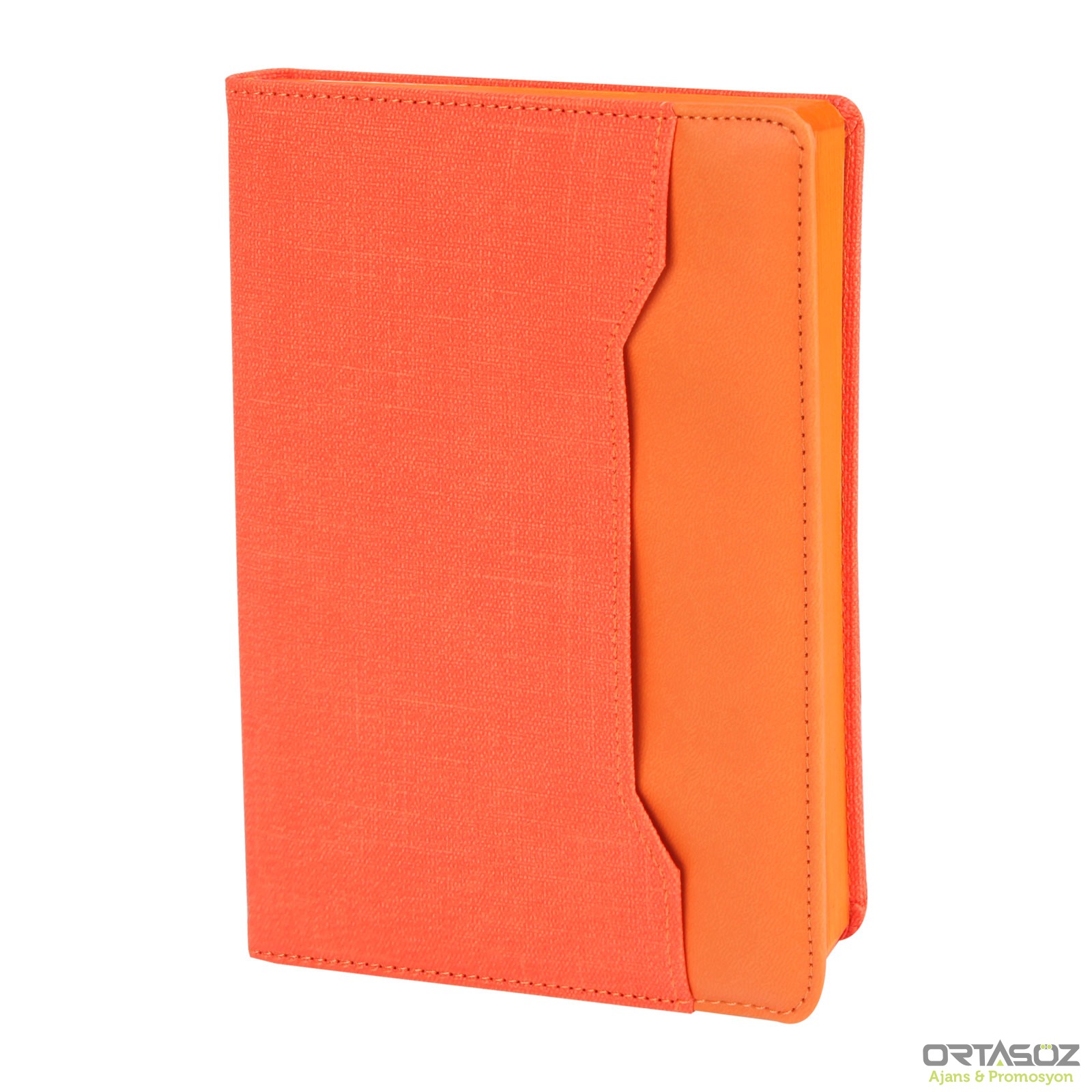 3081 KORU SARI TARİHSİZ DEFTER (15X21 CM)
