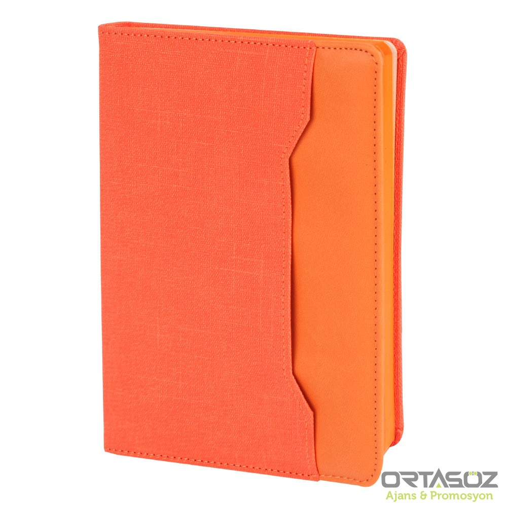 3081 KORU SARI TARİHSİZ DEFTER (15X21 CM)