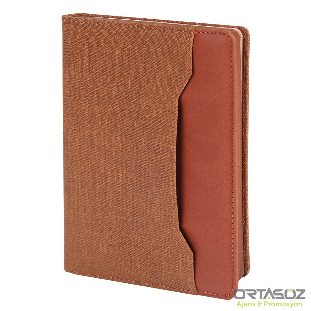 3081 KORU SARI TARİHSİZ DEFTER (15X21 CM)