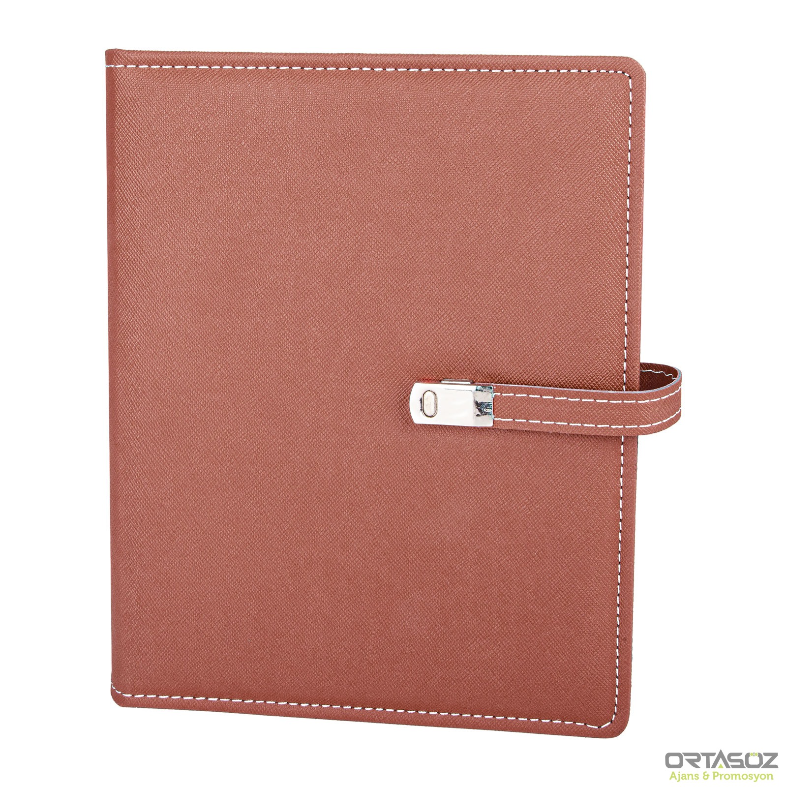 AYDINLIKEVLER KAHVERENGİ ORGANİZER DEFTER (18x21,5 CM)