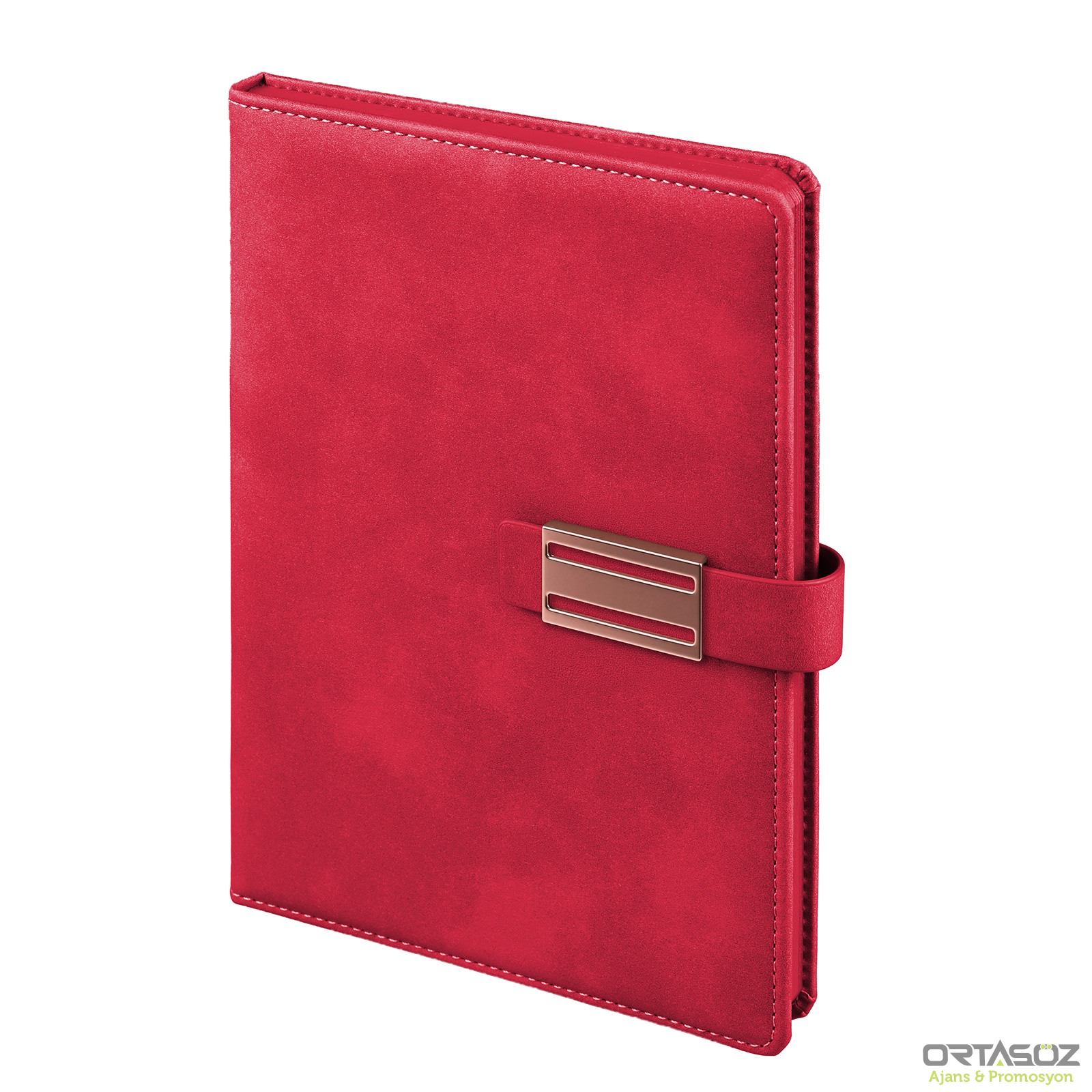 AKINCI KIRMIZI TARİHSİZ DEFTER (15X21 CM)