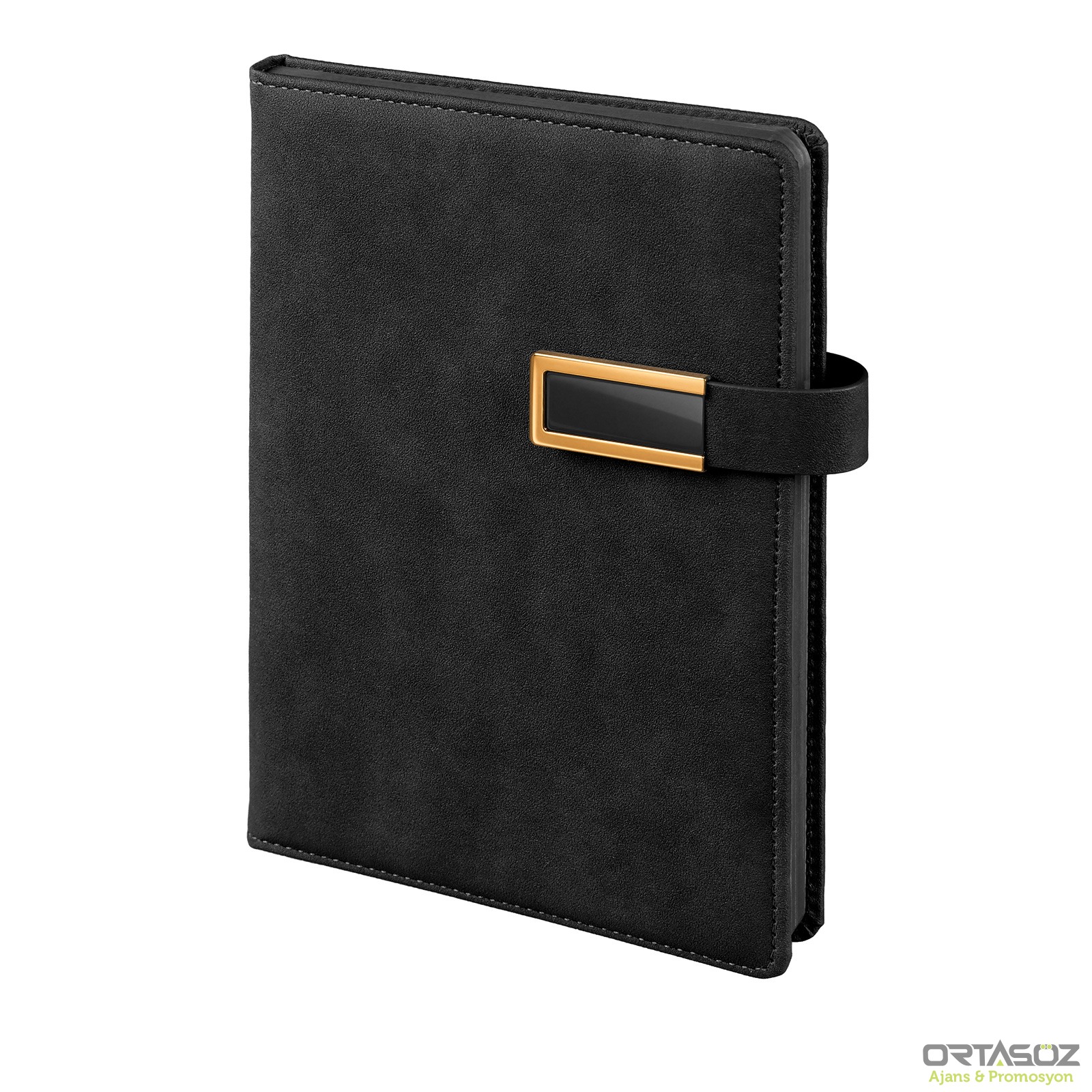 ANAFARTALAR SİYAH TARİHSİZ DEFTER (15X21 CM)
