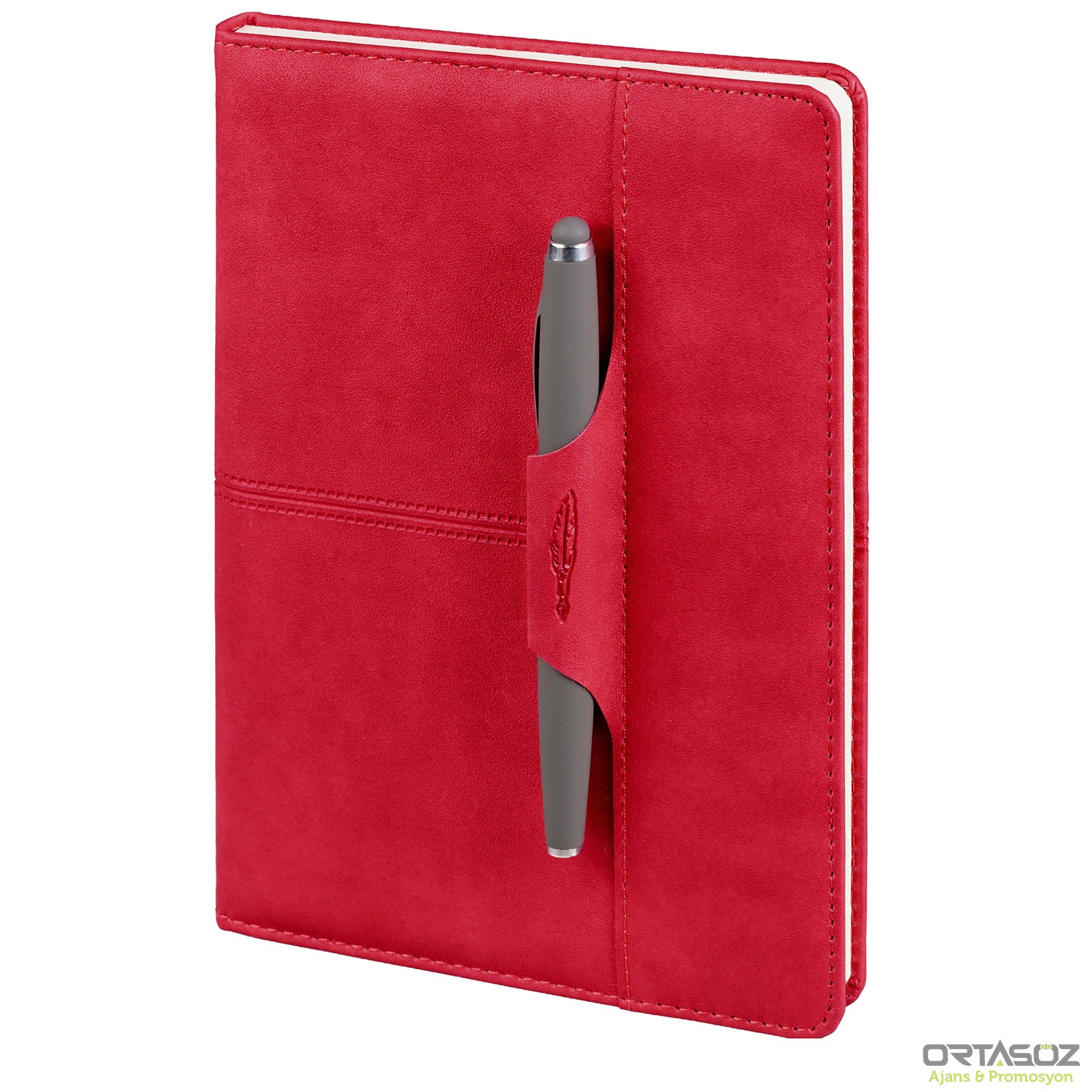 3121 ATAKULE SİYAH TARİHSİZ DEFTER (15X21 CM)