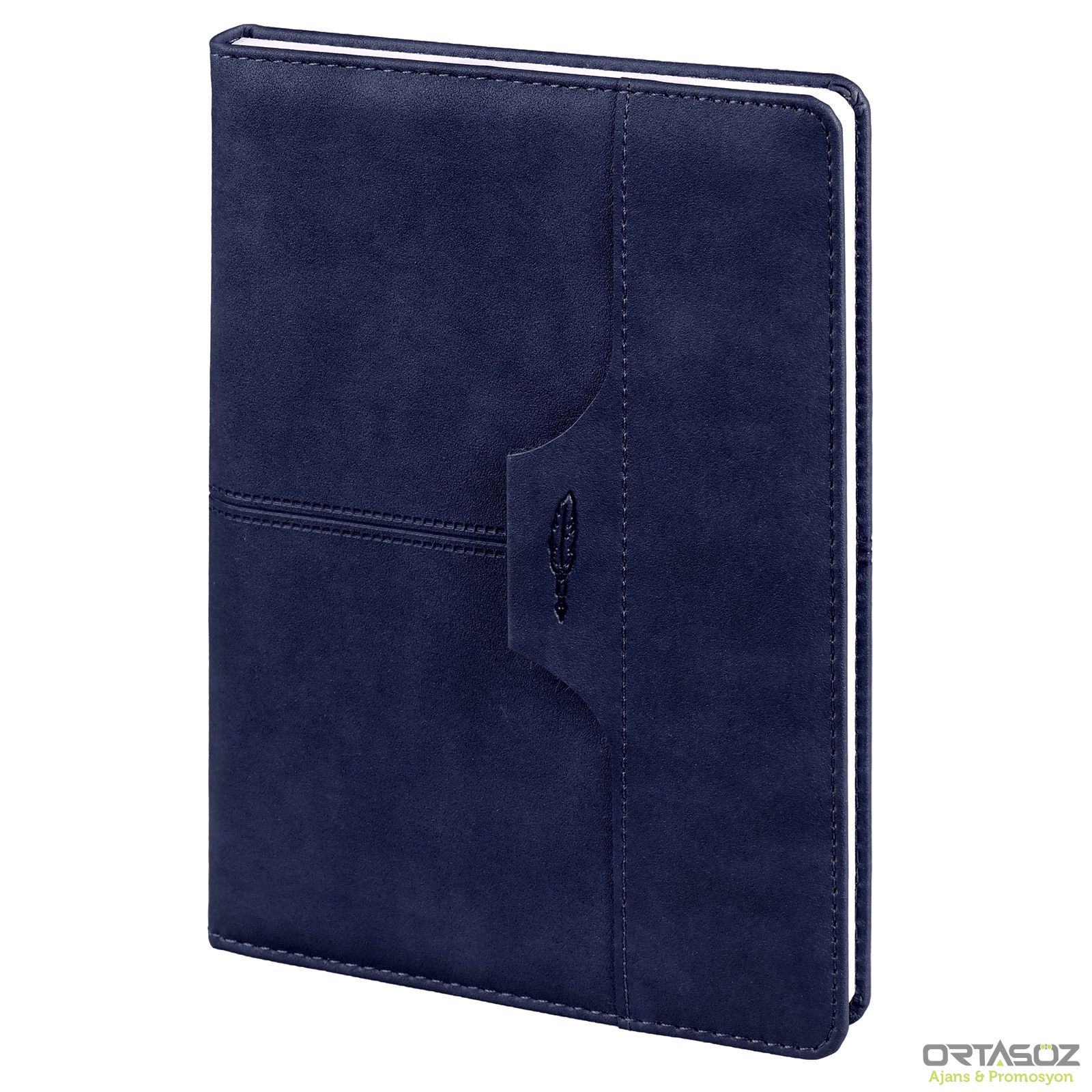 3121 ATAKULE SİYAH TARİHSİZ DEFTER (15X21 CM)