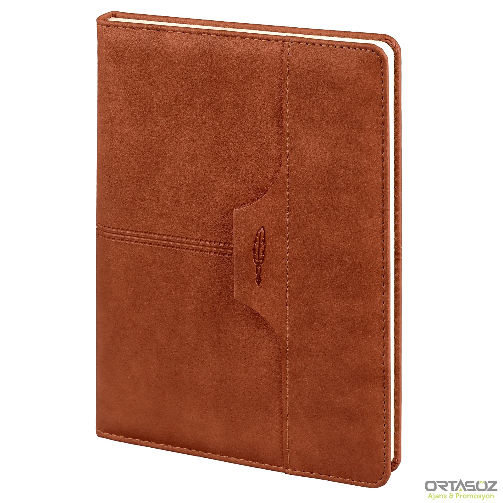 3121 ATAKULE SİYAH TARİHSİZ DEFTER (15X21 CM)