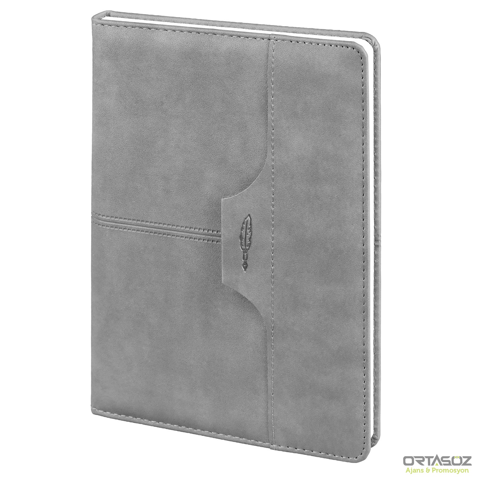 3121 ATAKULE SİYAH TARİHSİZ DEFTER (15X21 CM)