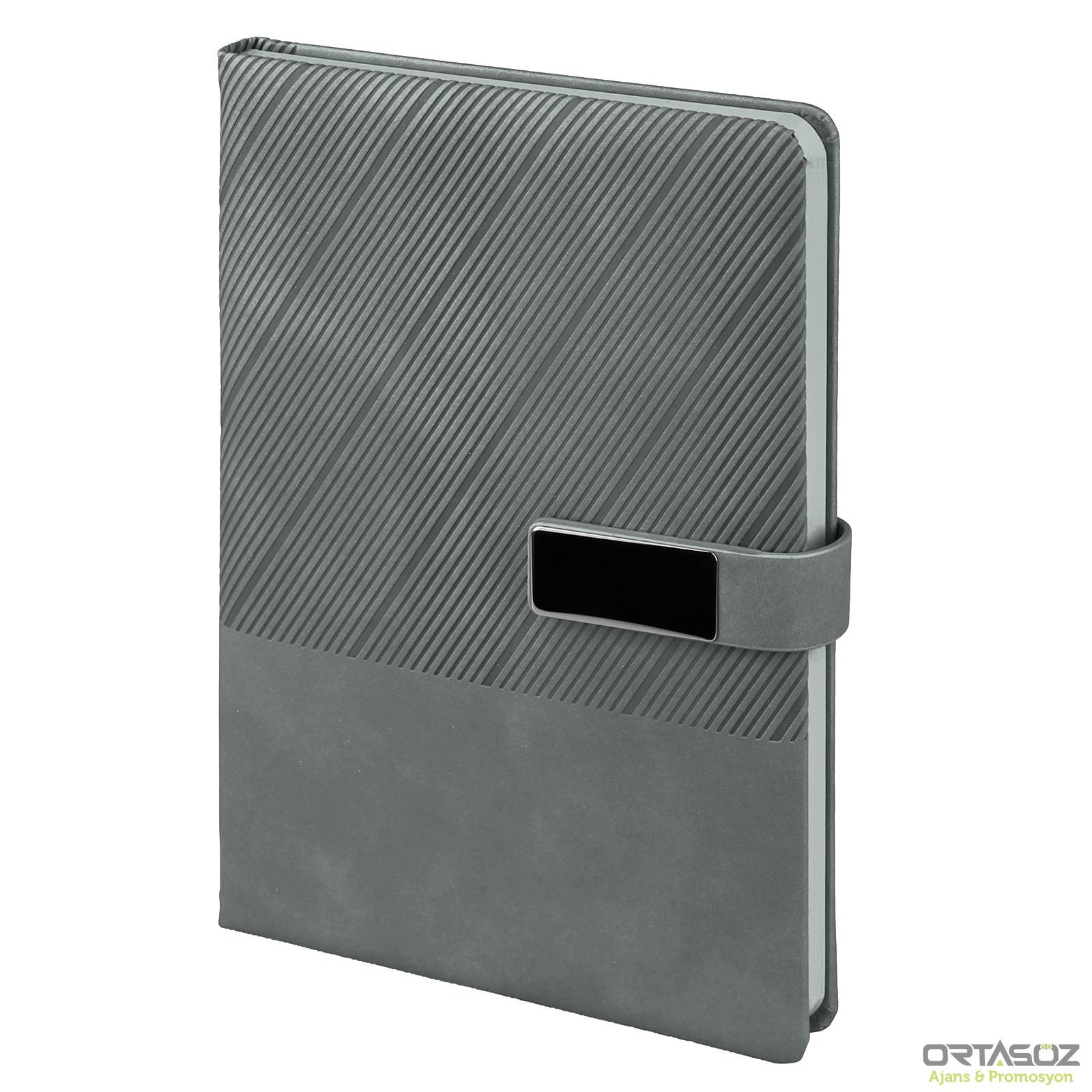 KAVAKLIDERE GRİ TARİHSİZ DEFTER (15X21 CM)