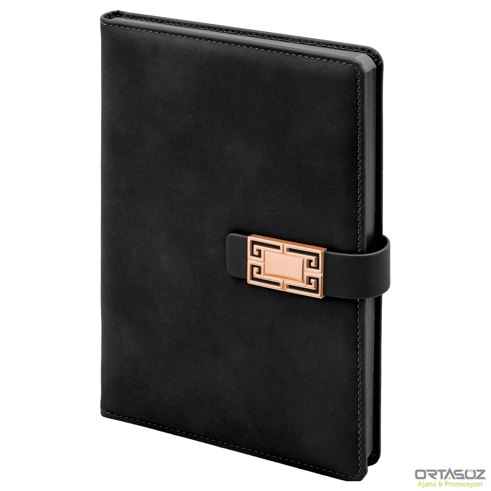 3125 ÖVEÇLER GRİ TARİHSİZ DEFTER (15X21 CM)