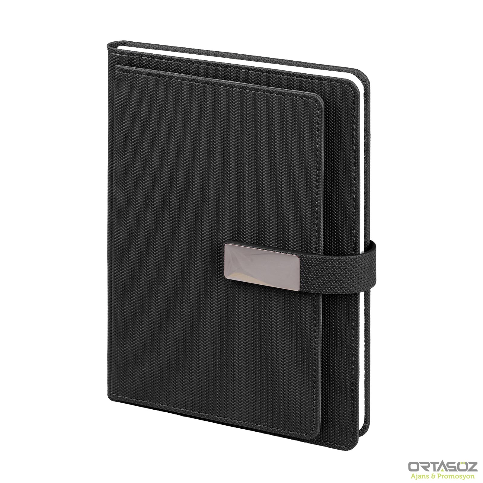 BESTEKAR SİYAH TARİHSİZ DEFTER (15X21 CM)