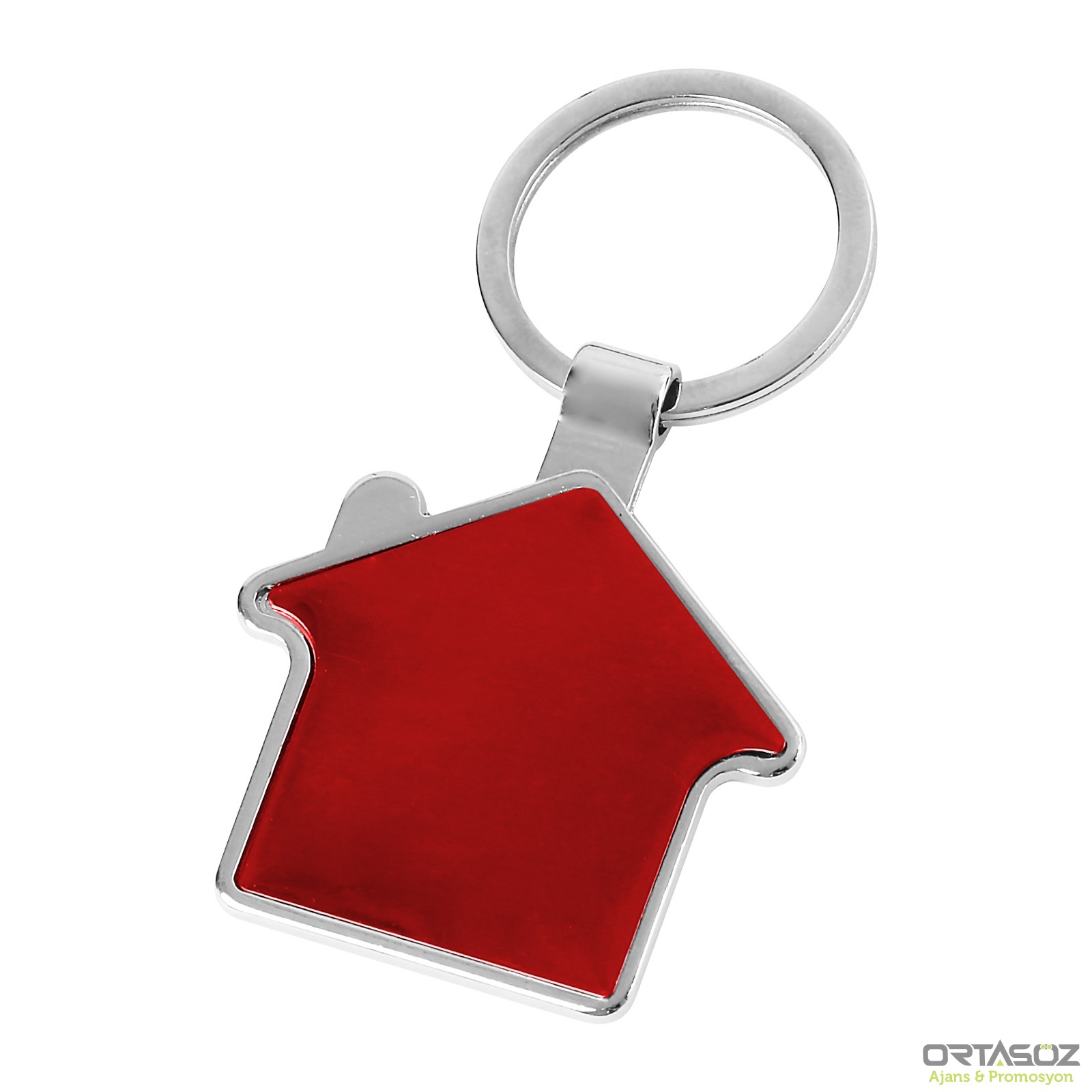 4024 POKUT GÜMÜŞ TEK YÖN METAL ANAHTARLIK 