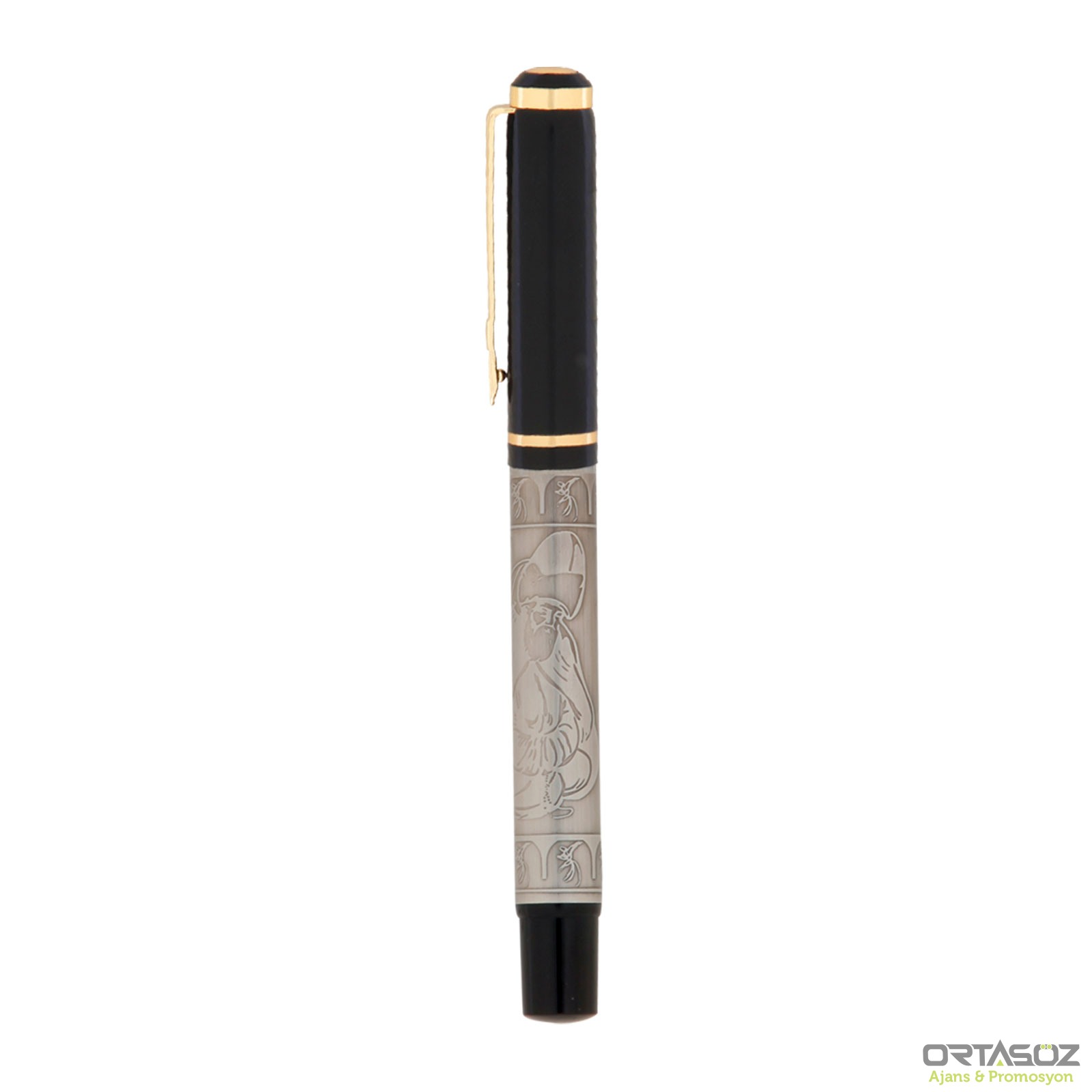 HEKİMHAN MEVLANA KABARTMALI METAL ROLLER KALEM