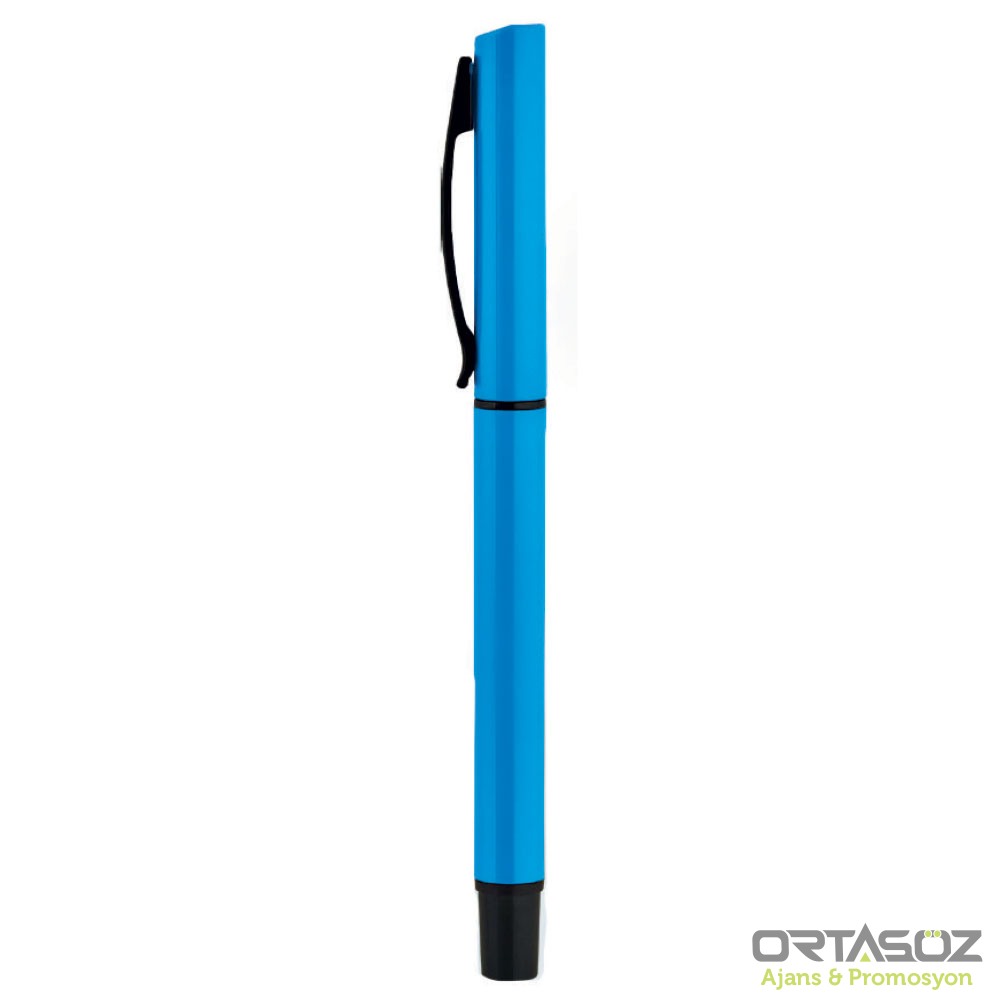 4059 PAMUKKALE SİYAH PLASTİK TÜKENMEZ KALEM 