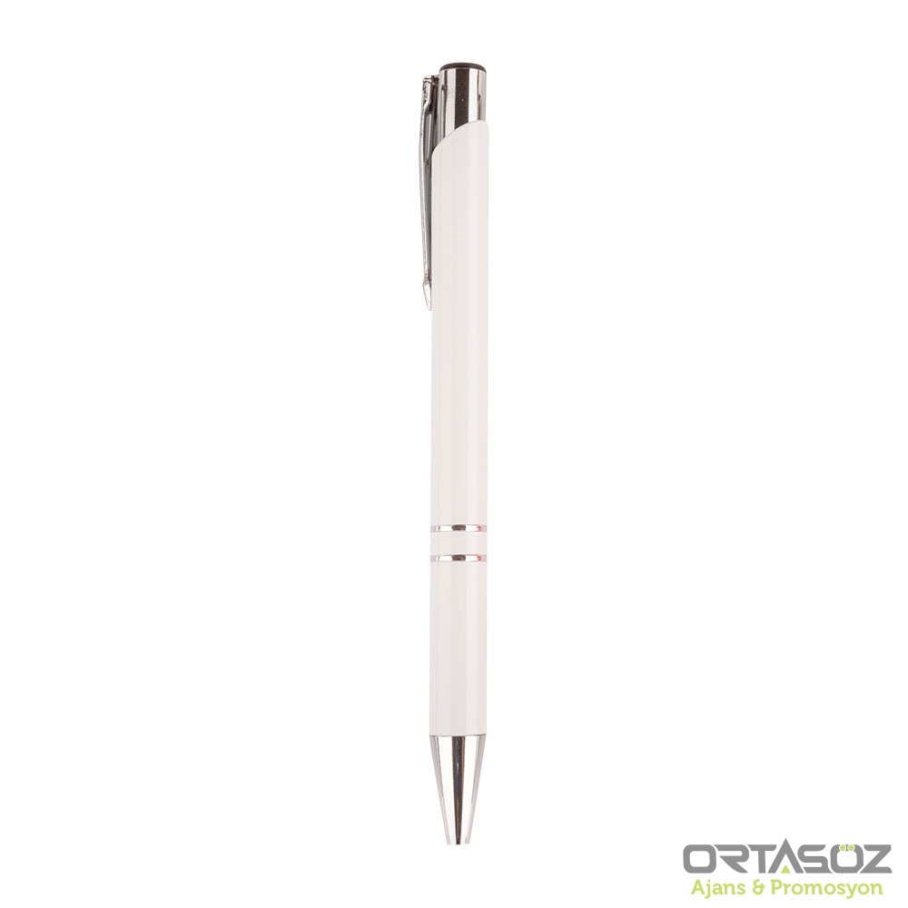 ÇORLU BEYAZ METAL TÜKENMEZ KALEM 