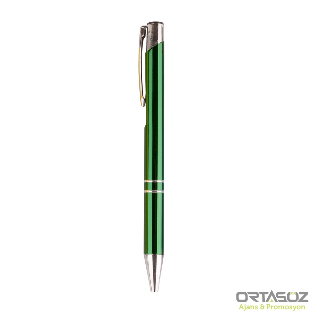 ÇORLU YEŞİL METAL TÜKENMEZ KALEM 
