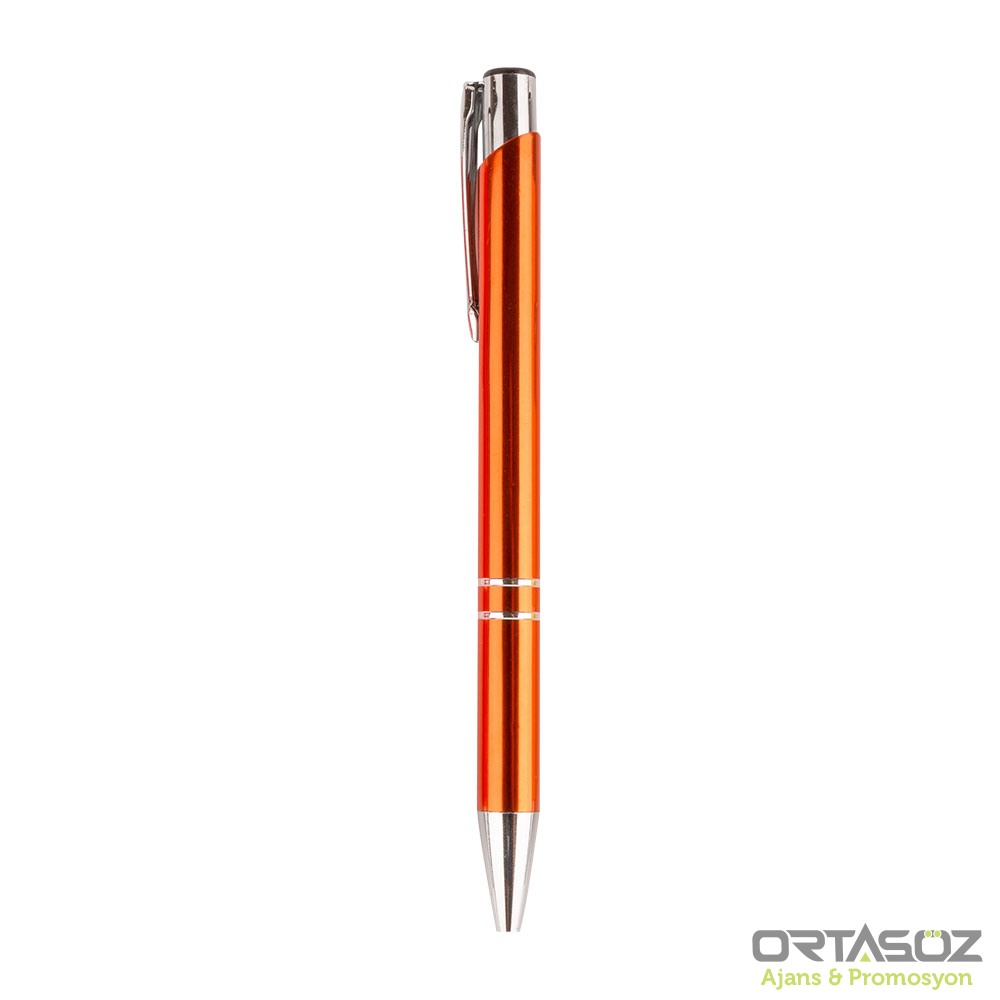 ÇORLU TURUNCU METAL TÜKENMEZ KALEM 