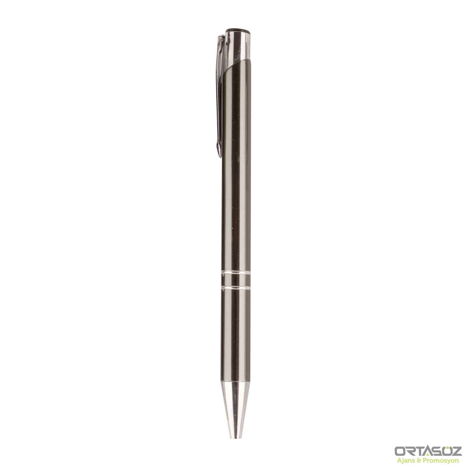 4083 ÇORLU SİYAH METAL TÜKENMEZ KALEM 