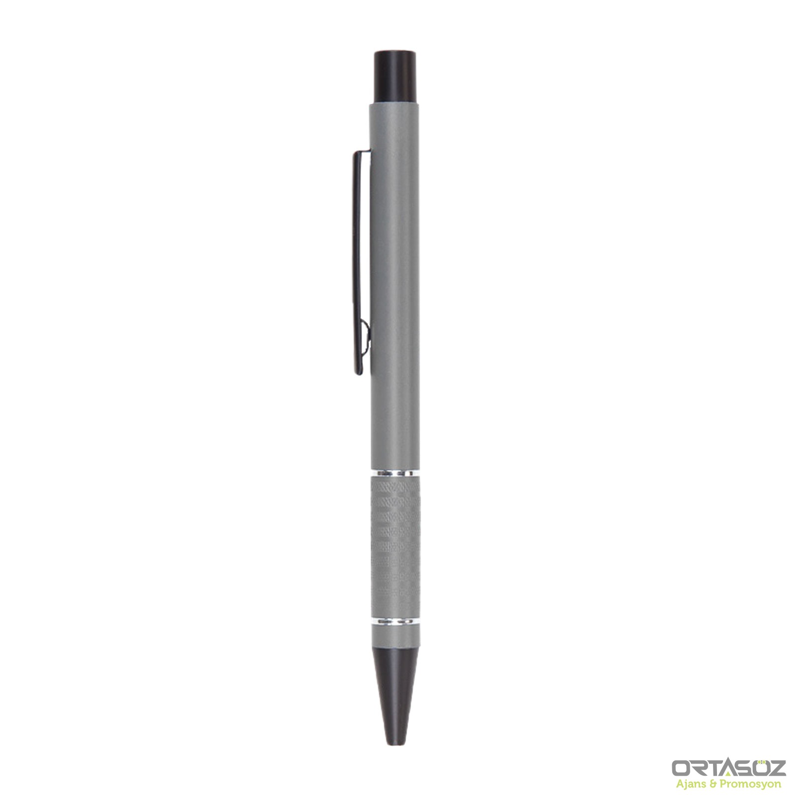 YENİŞEHİR GRİ JELL REFILL METAL KALEM 