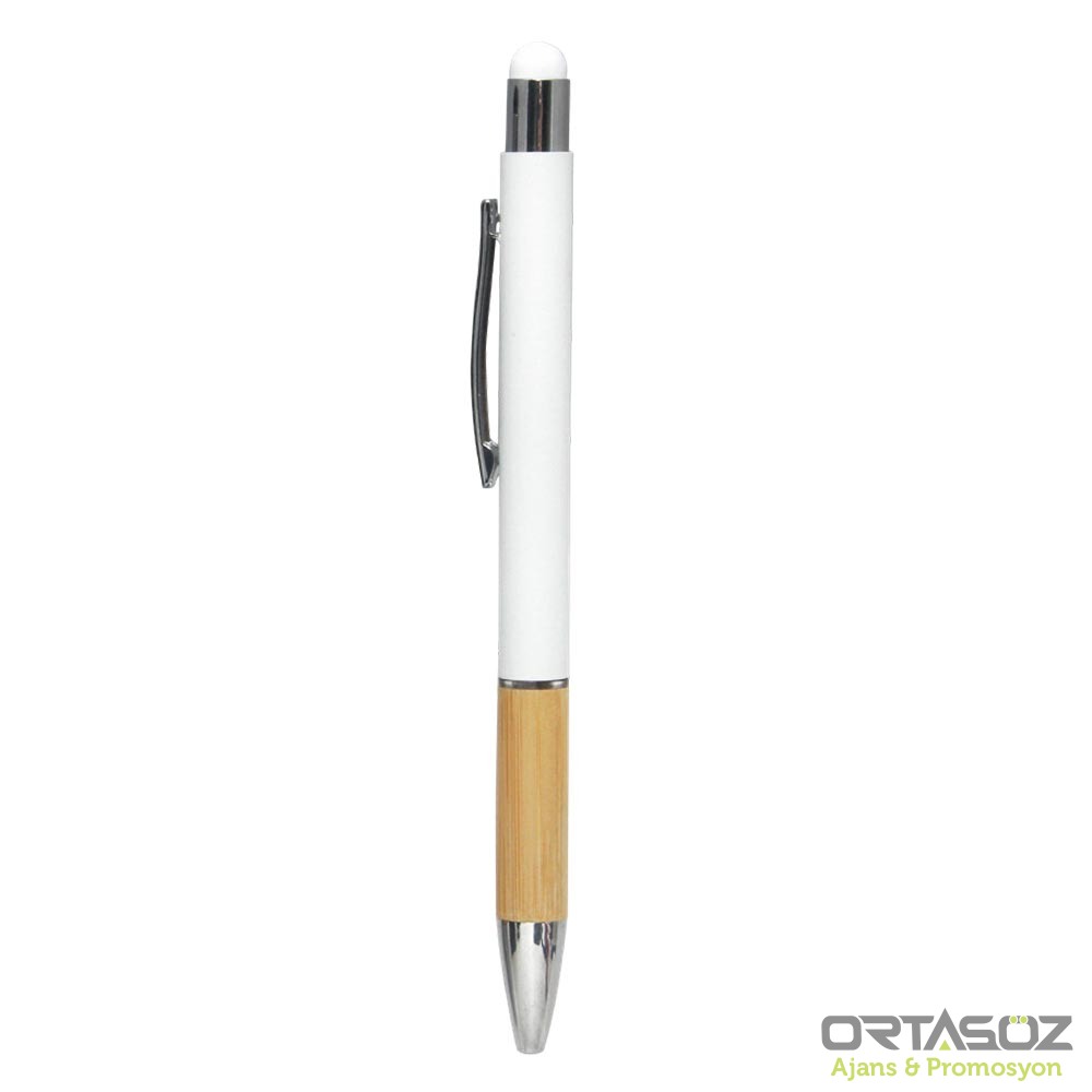 ESPİYE BEYAZ METAL TÜKENMEZ KALEM 
