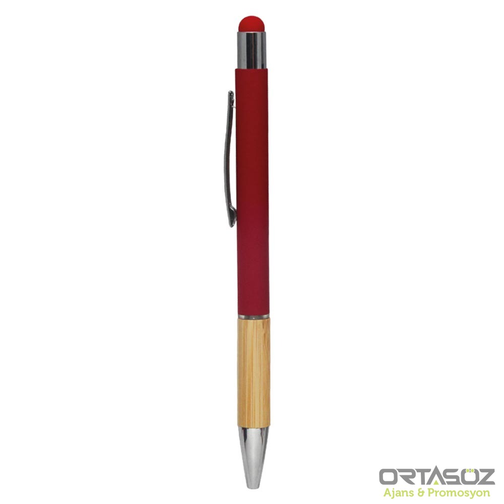 ESPİYE KIRMIZI METAL TÜKENMEZ KALEM 