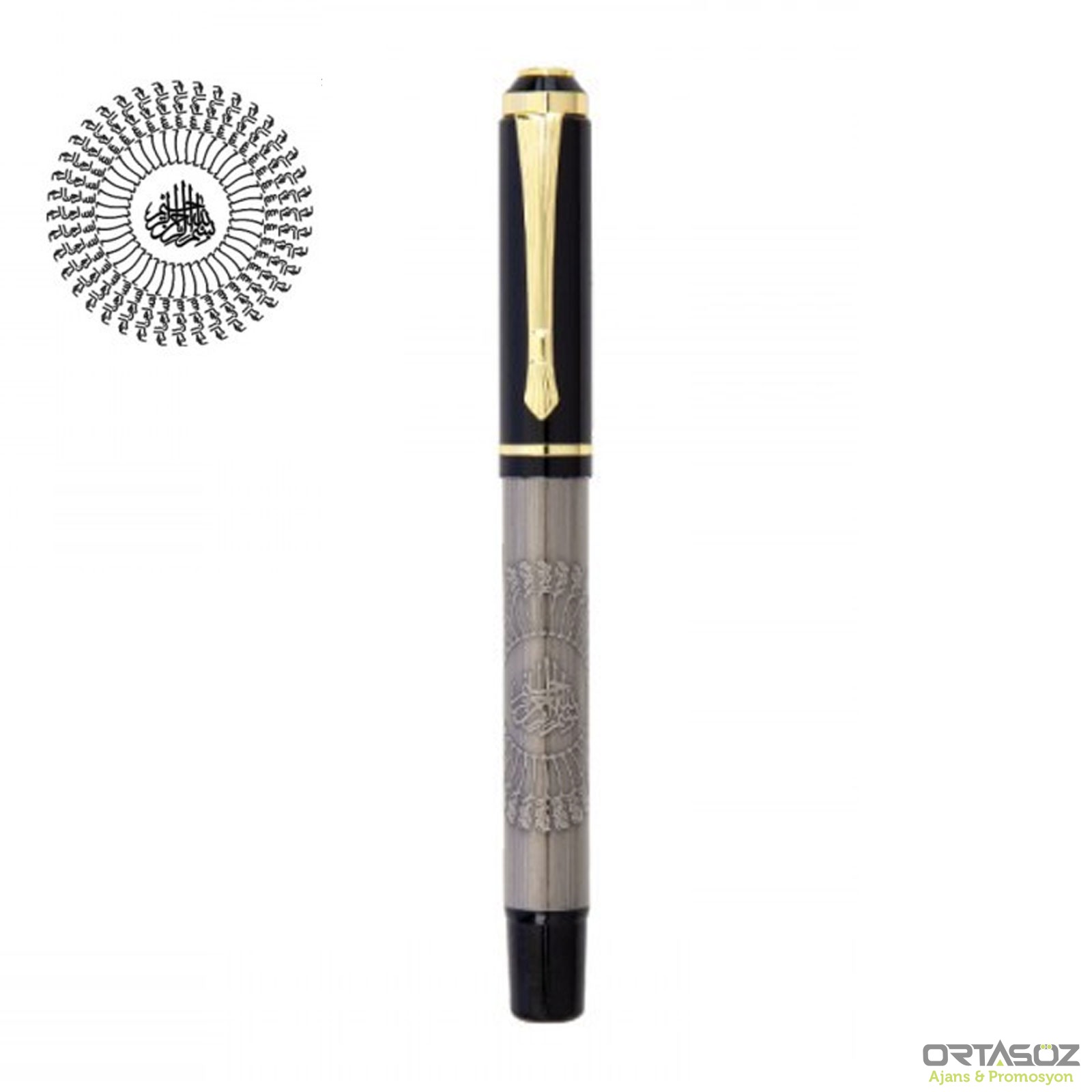 4095 DULKADİROĞLU OSMANLI KABARTMALI TEKLİ KALEM SETİ