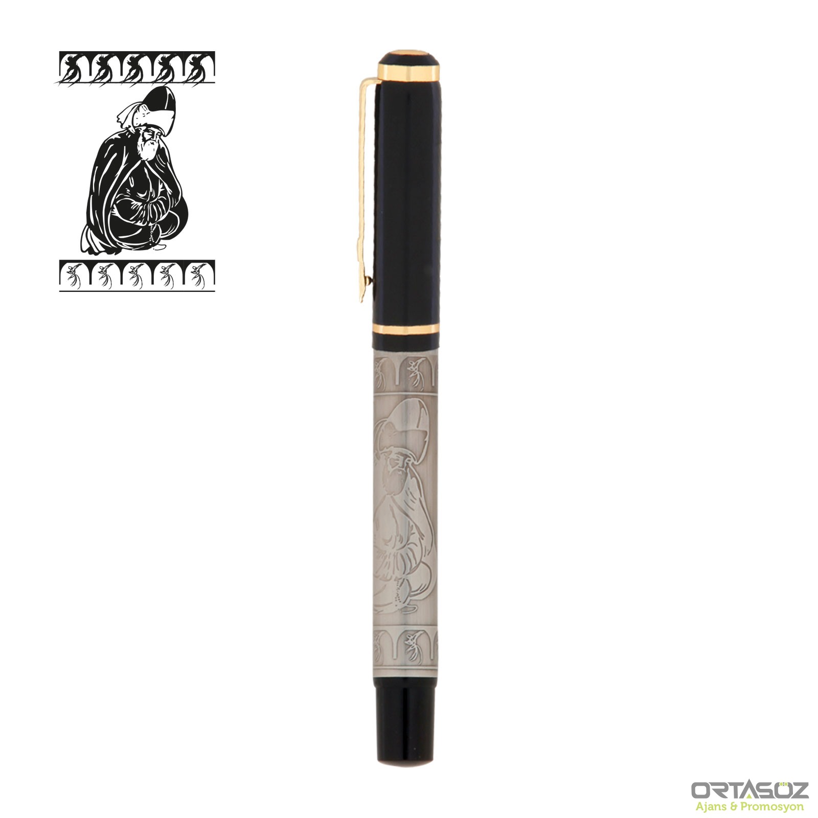 4095 DULKADİROĞLU OSMANLI KABARTMALI TEKLİ KALEM SETİ