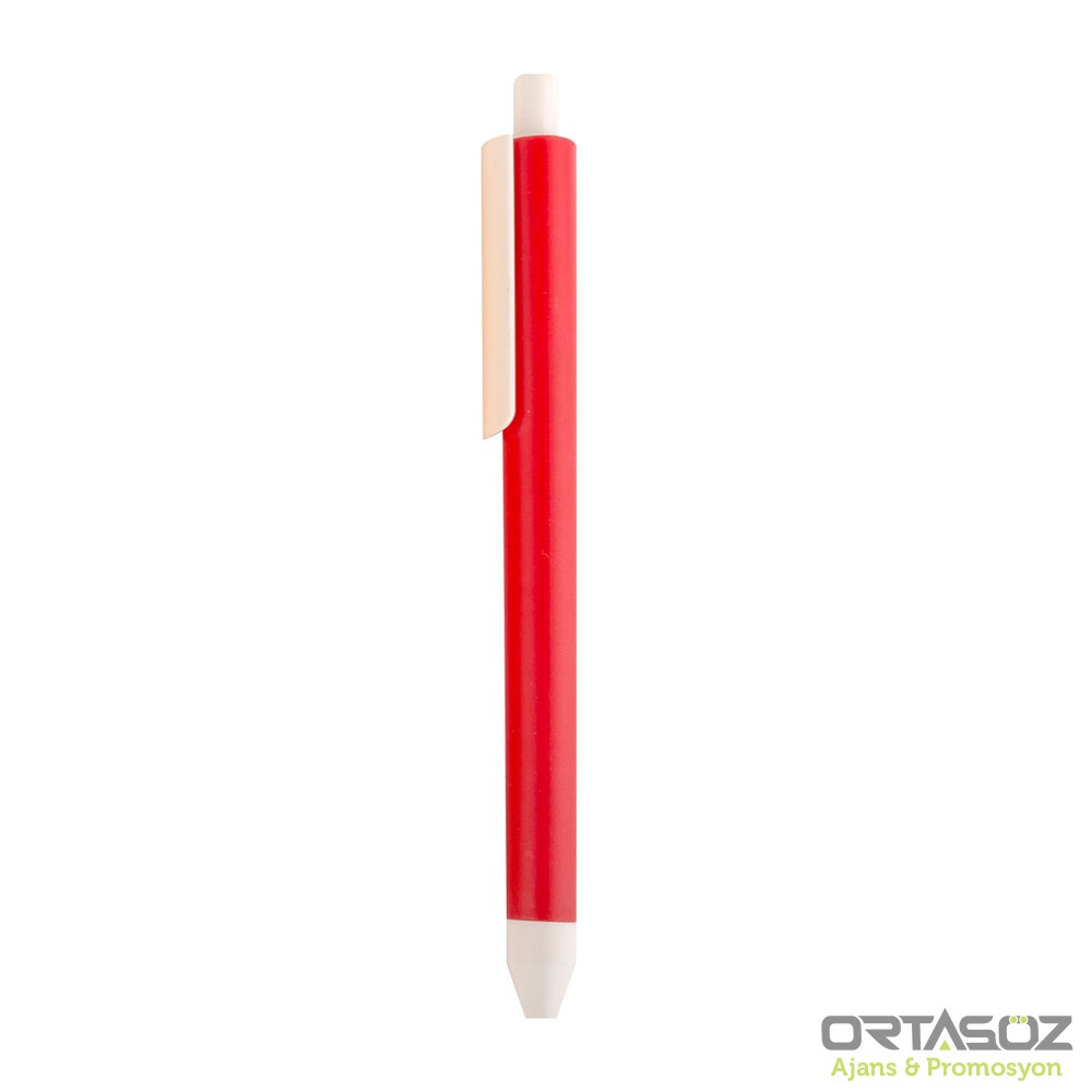 MENEMEN KIRMIZI PLASTİK TÜKENMEZ KALEM 