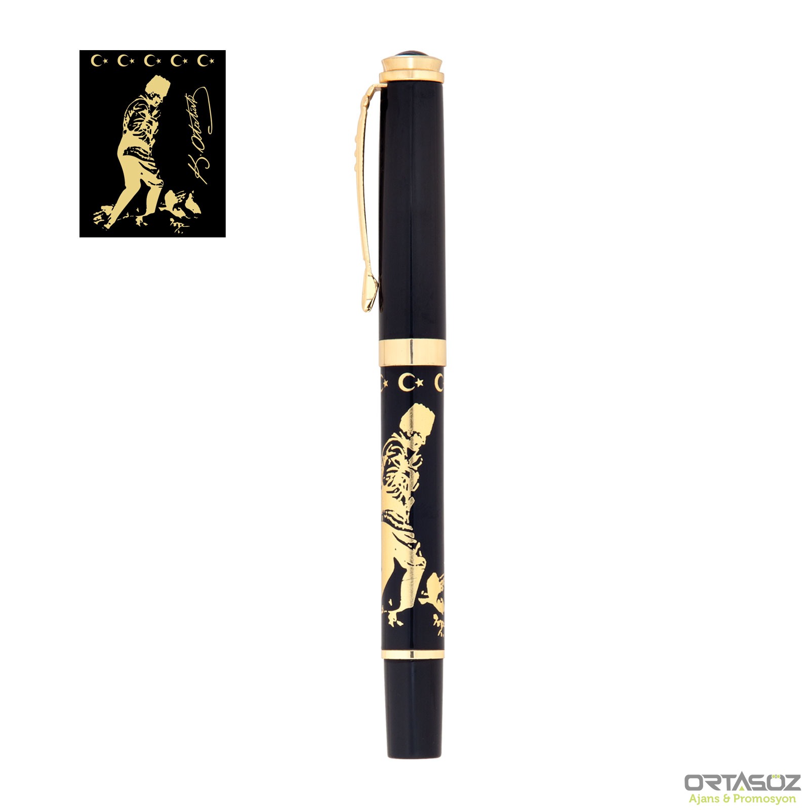 4480 YÜREĞİR BESMELE KABARTMALI TEKLİ KALEM SETİ 