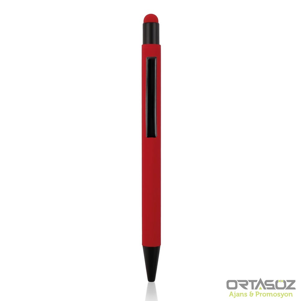 URLA KIRMIZI METAL TÜKENMEZ KALEM